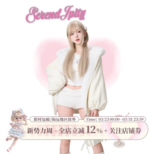 白色短裤 少女椰子 春白色斜肩上衣 十字梦境 白皮外套 日常系