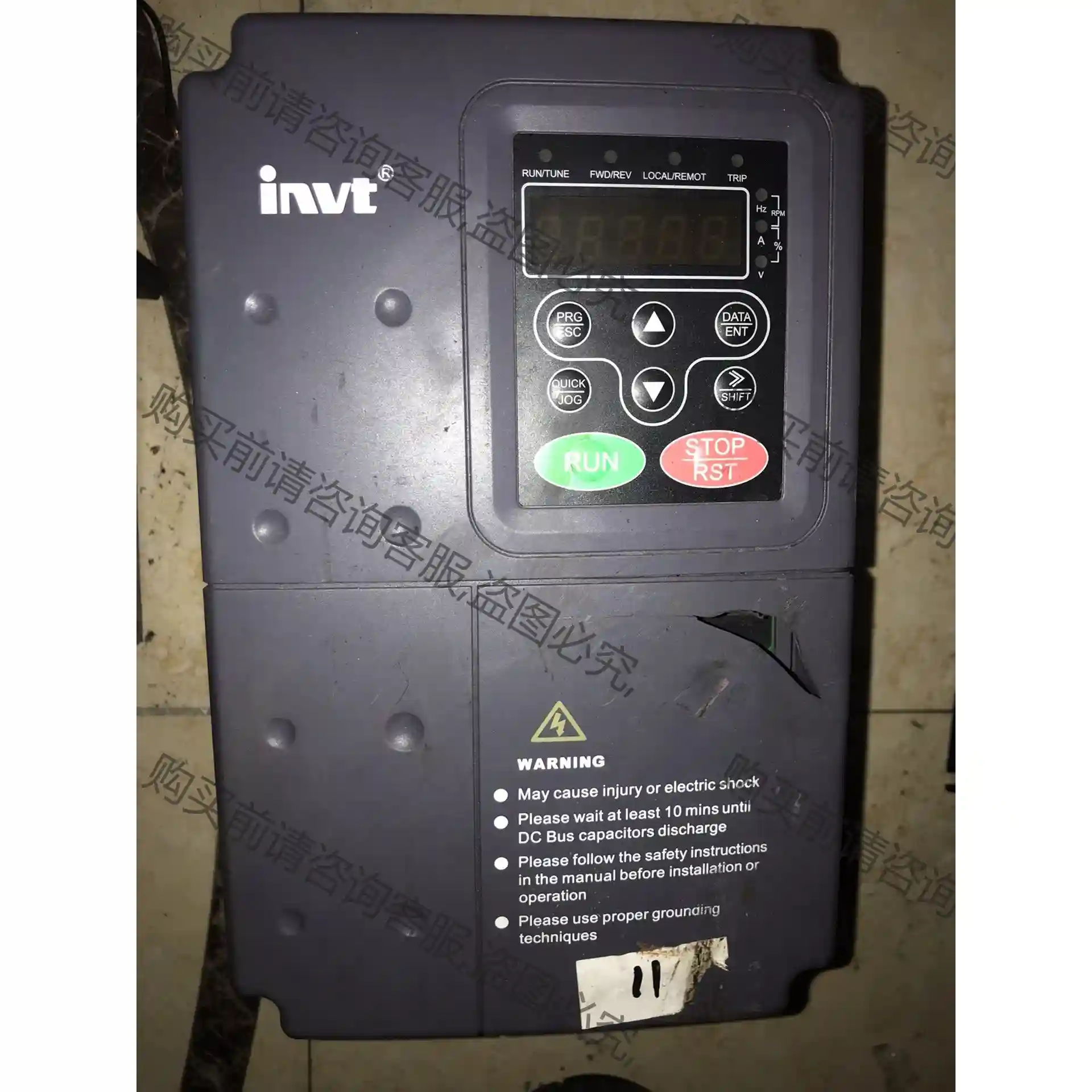 CHV100-2R2G-4英威腾变频器，功能包好，实物拍摄的 议价再拍 拆