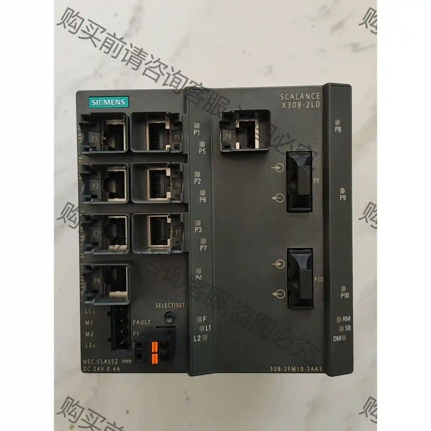 西门zi交换机6GK5308-2FM10-2AA3一台，二手拆 议价再拍 拆机件