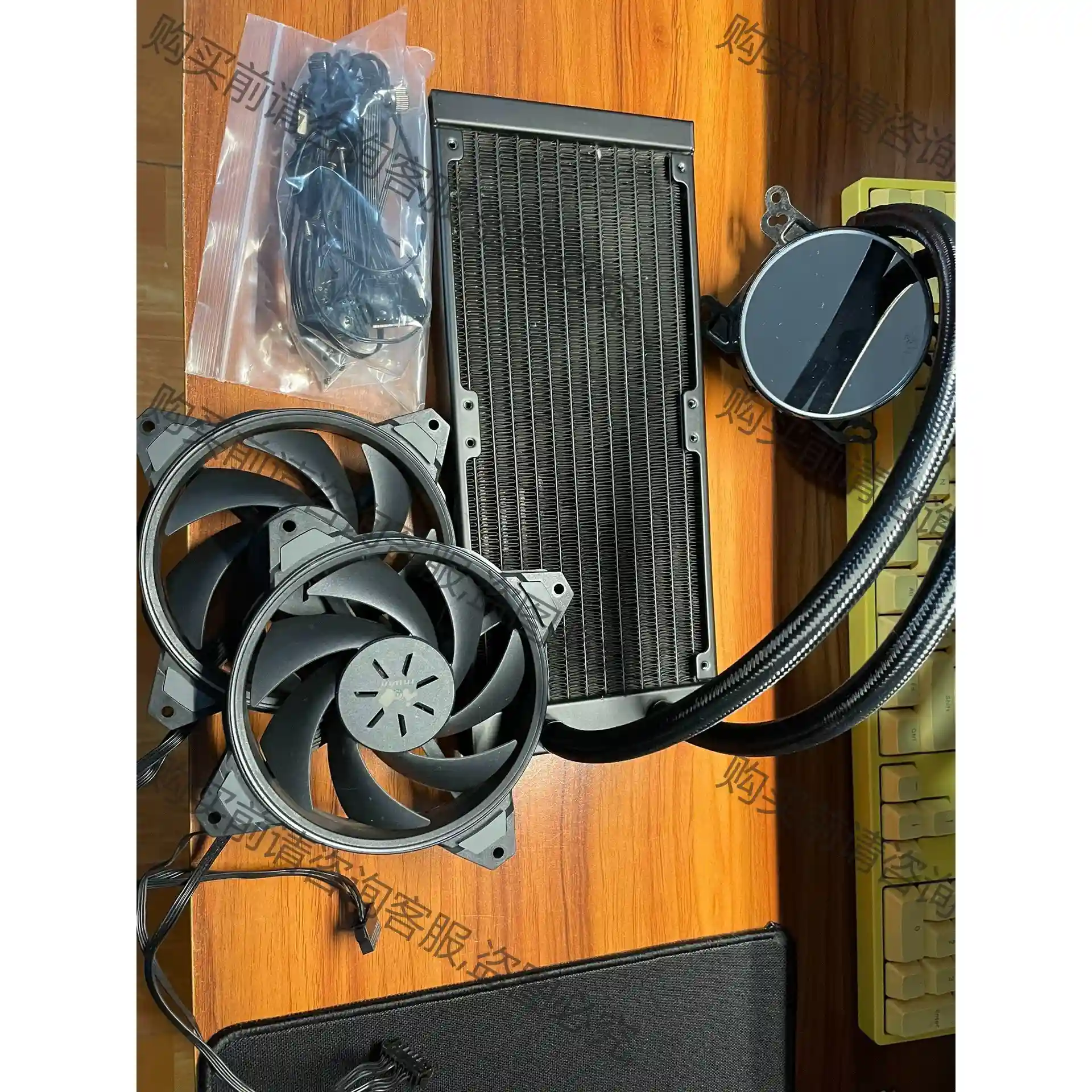 迎广（IN WIN）R24 一体式CPU水冷散热器 240m 议价再拍 拆机件