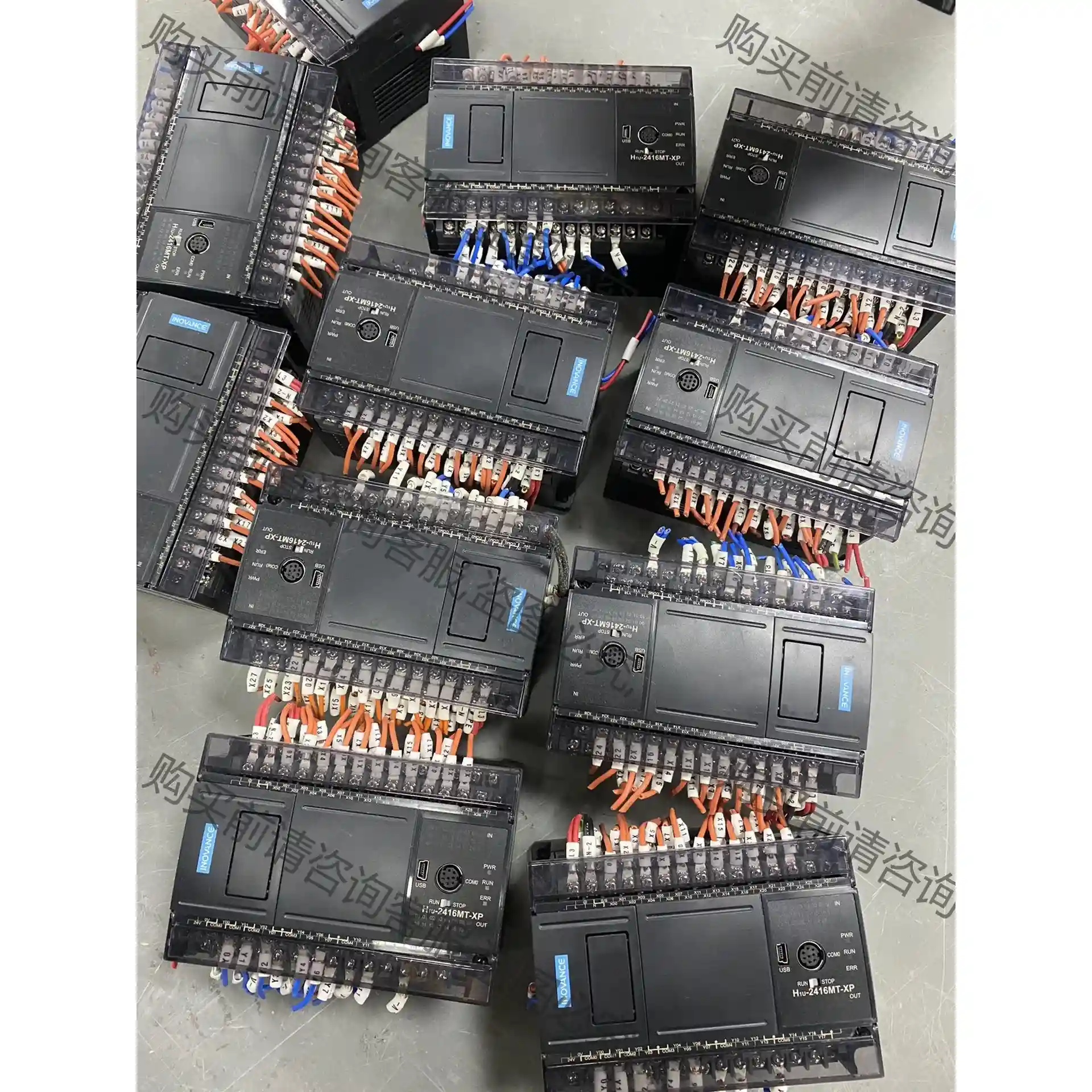 二手拆机汇川plc 可编程控制器 H1U-2416MT-XP 议价再拍 拆机件