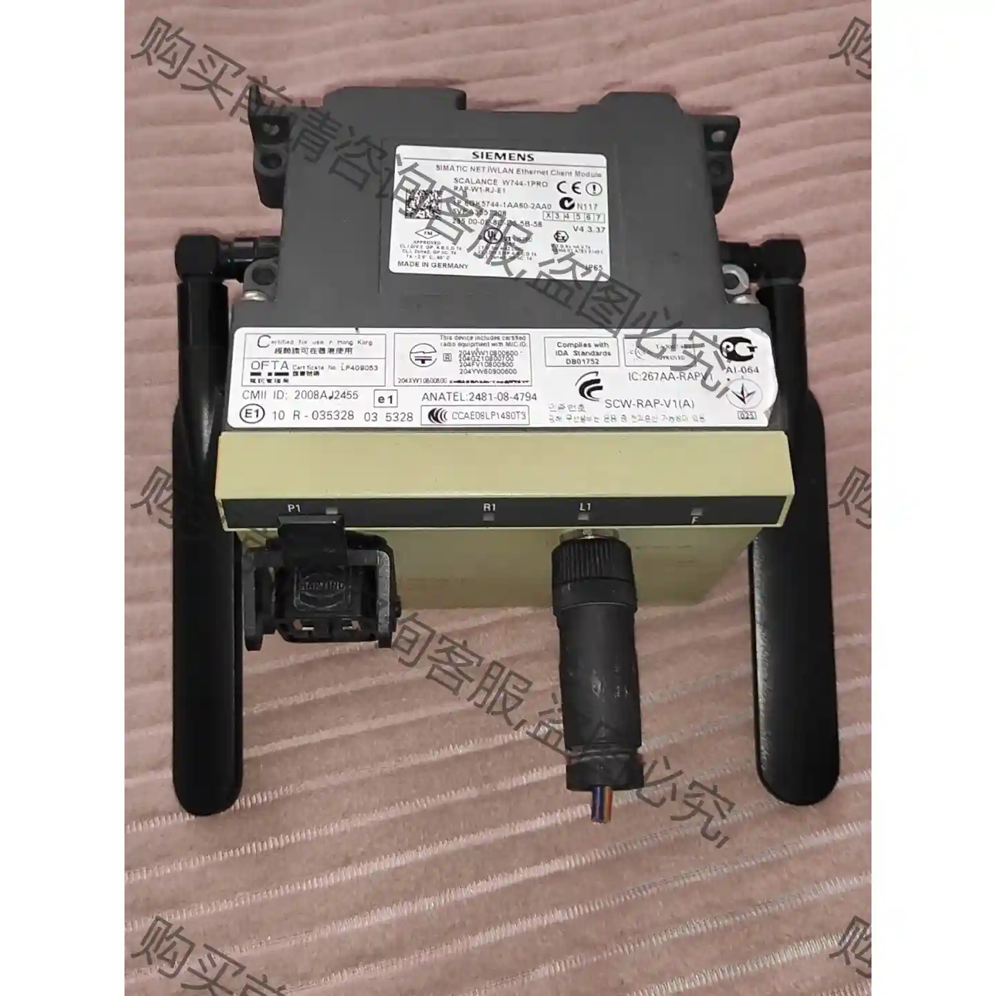 西门zi以太网客户端模6gk5744-1aa60-2aa0 西 议价再拍 拆机件