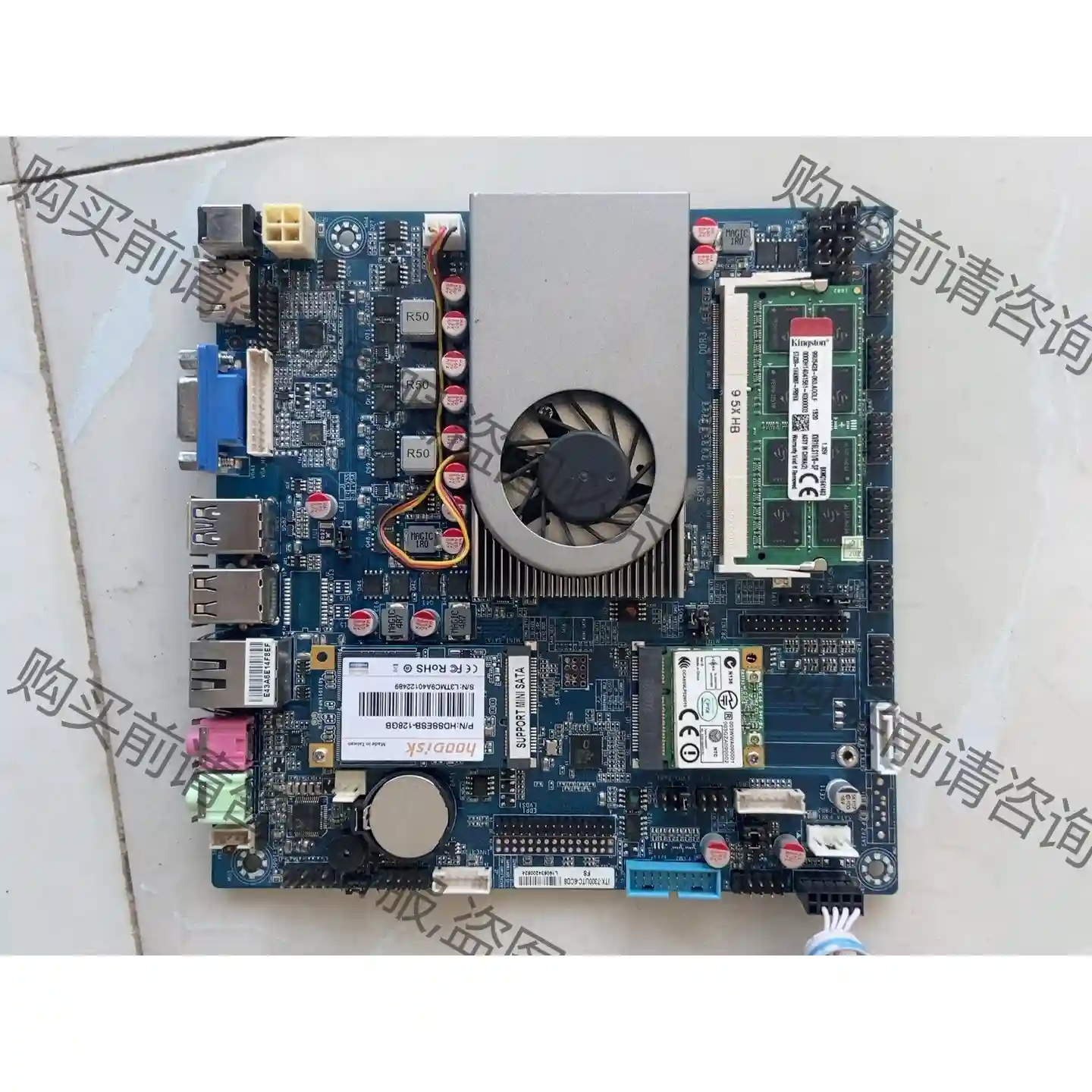 ITX-7300UTC-6CD8 工控小主板（17??17） 议价再拍 拆机件