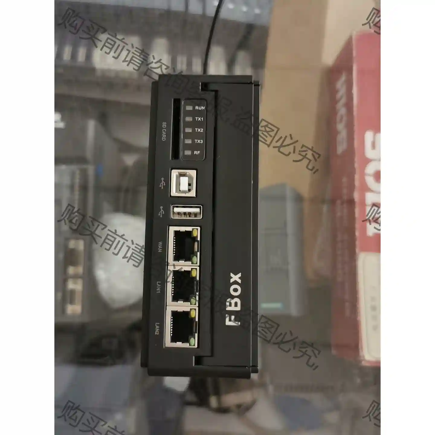 繁易FBOX-4G无线有线工业路由器 上传模块 议价再拍 拆机件