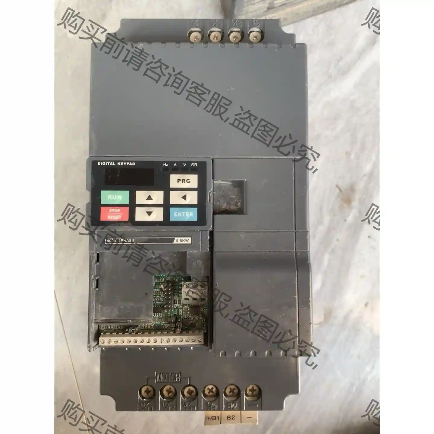 众辰变频器Z2400-5R5G-DDK-BR,5.5KW，功 议价再拍 拆机件