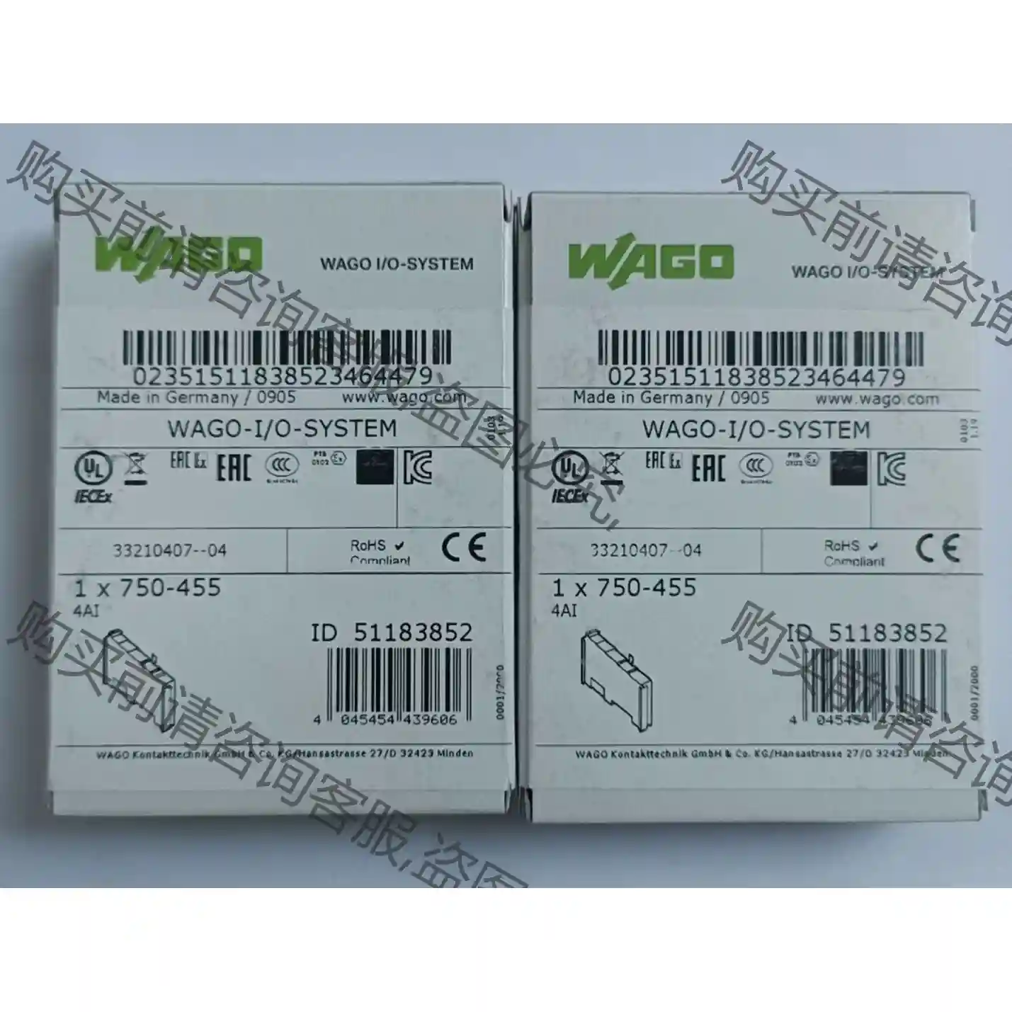 德国WAGO万可模块750-455，全新原装，顺丰包邮！ 议价再拍 拆机
