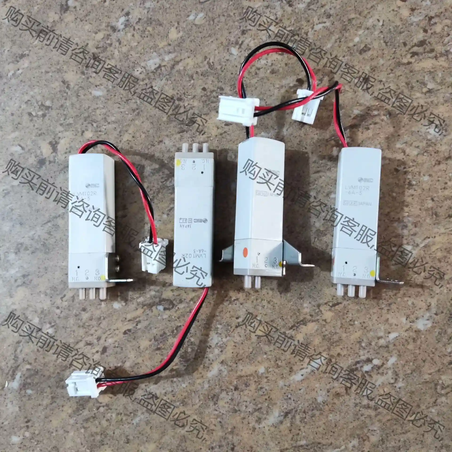 进口日本SM微型直流二通电磁阀 LVM10R1-6A-3三 议价再拍 拆机件