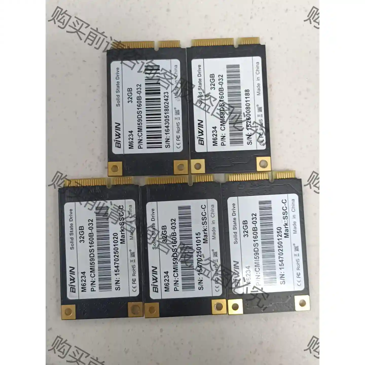 BIWIN固态硬盘 M6234 ，32G，新拆机，包好用， 议价再拍 拆机件
