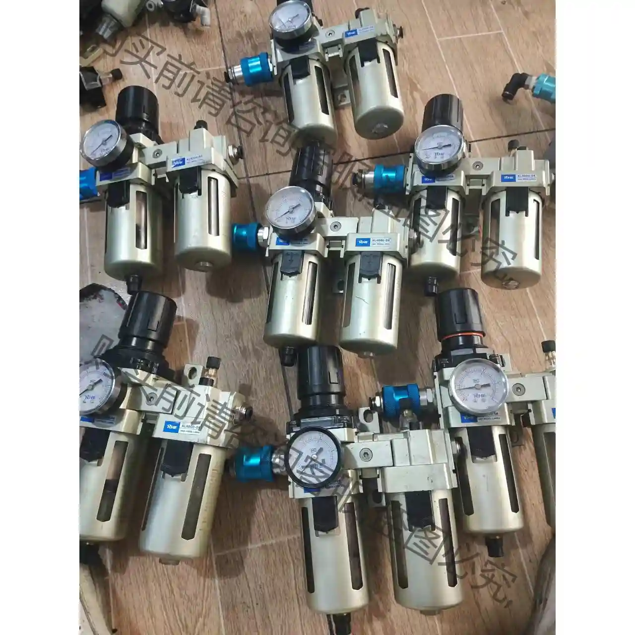 RHE双杯油水分离器调压阀AW4000-04+AL4000- 议价再拍 拆机件