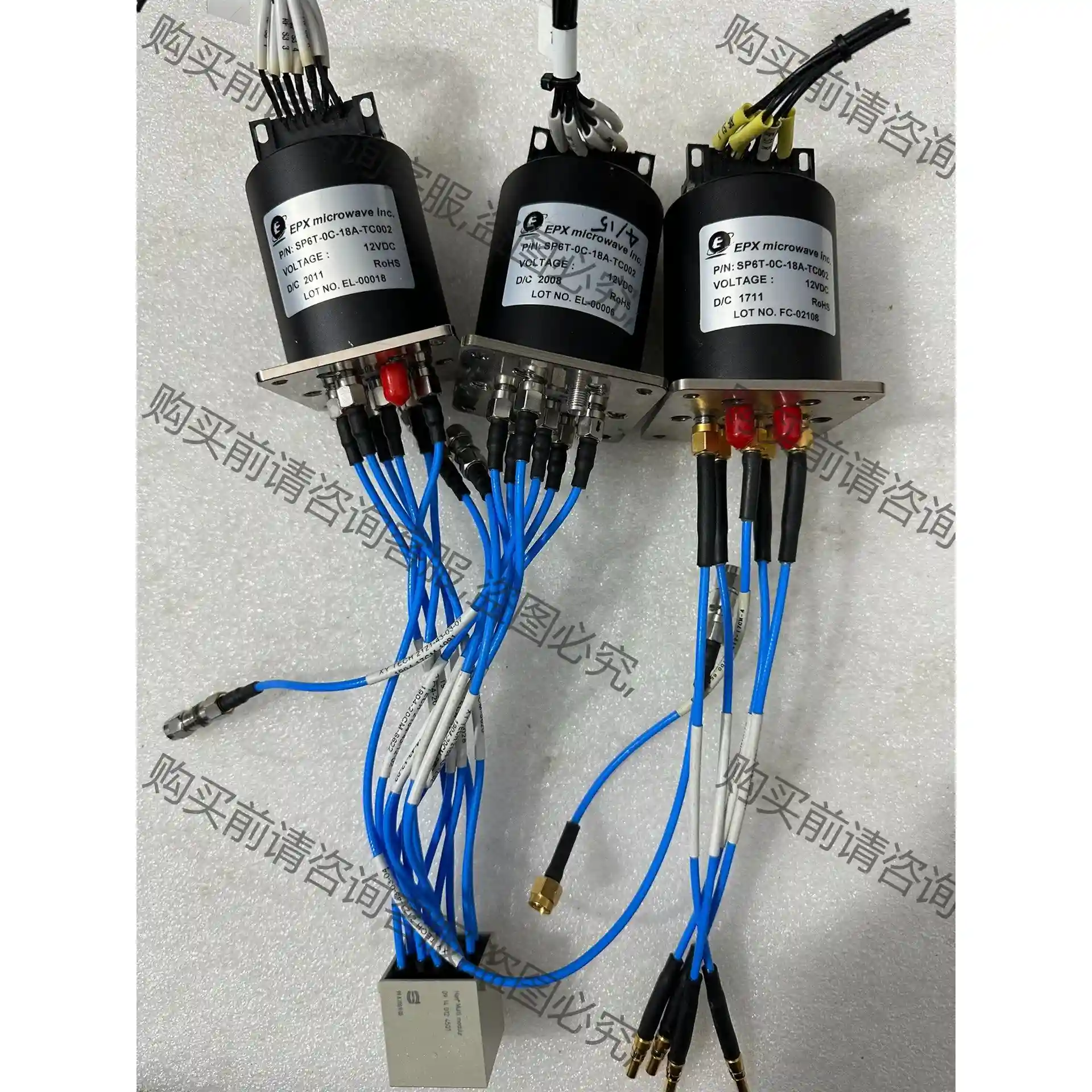 拆机 美国进口EPX 射频微波同轴开关 SP6T-0C-18 议价再拍 拆机件