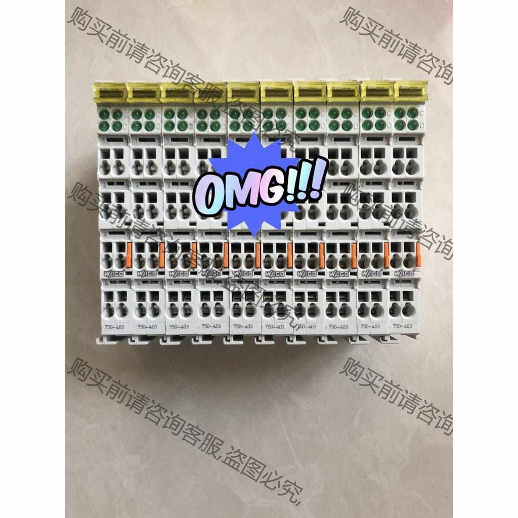 功能正常议价 原装一体拆机 万可PLC模块 750-403 750-50