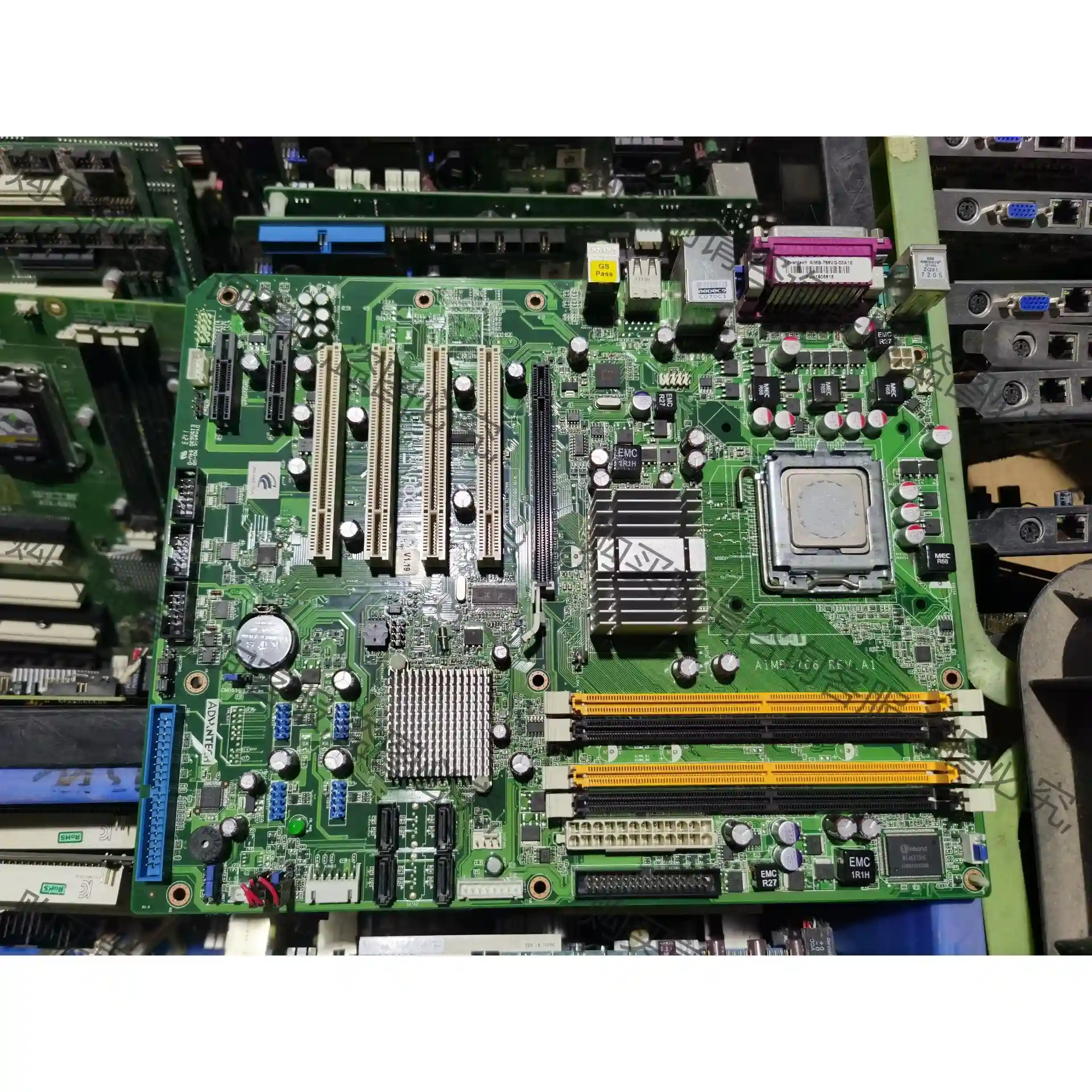 原装研华 AIMB-766VG Rev.A1 工控主板 议价再拍 拆机件