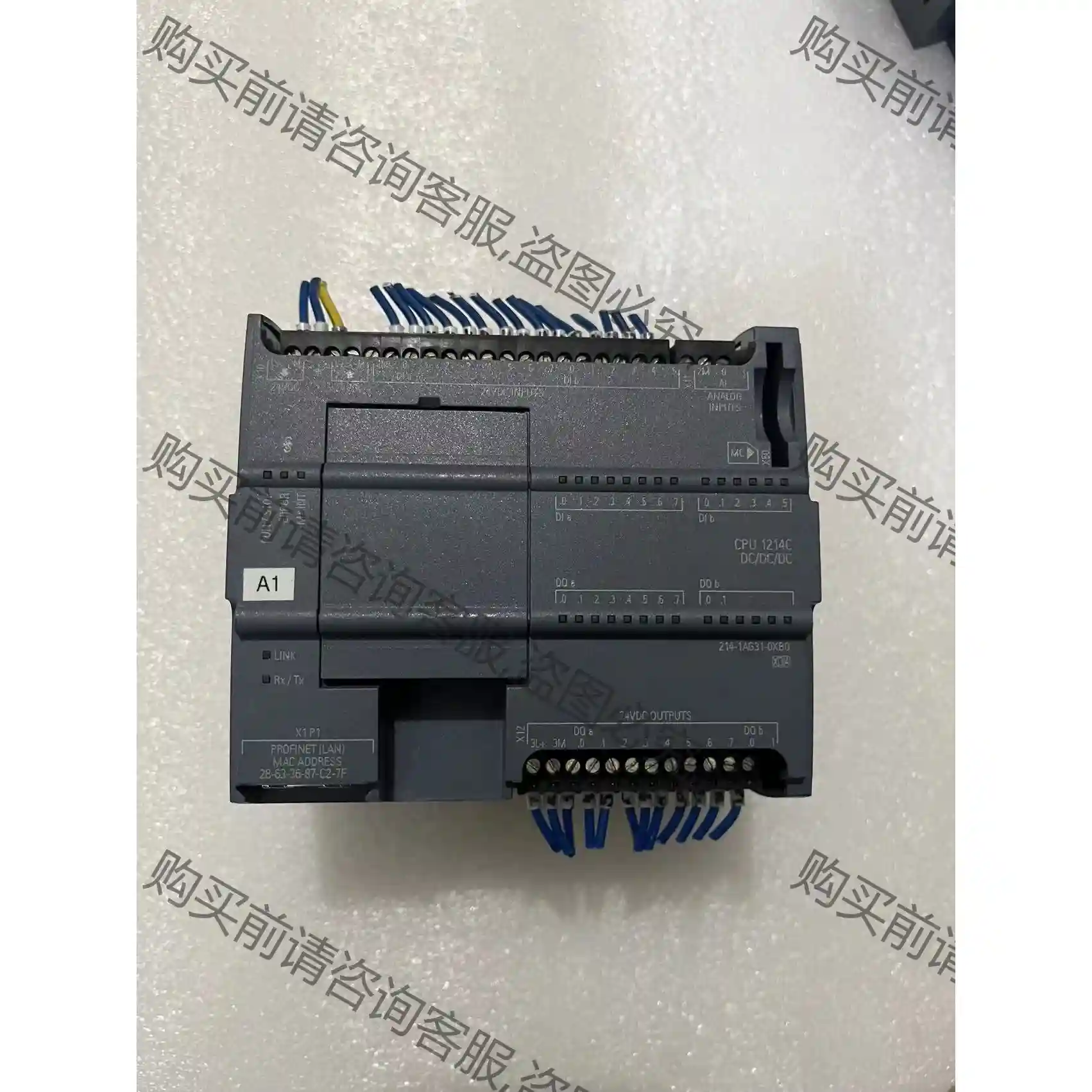 6ES7 214-1AG31-0XB0二手拆机西门ziPLC单 议价再拍 拆机件