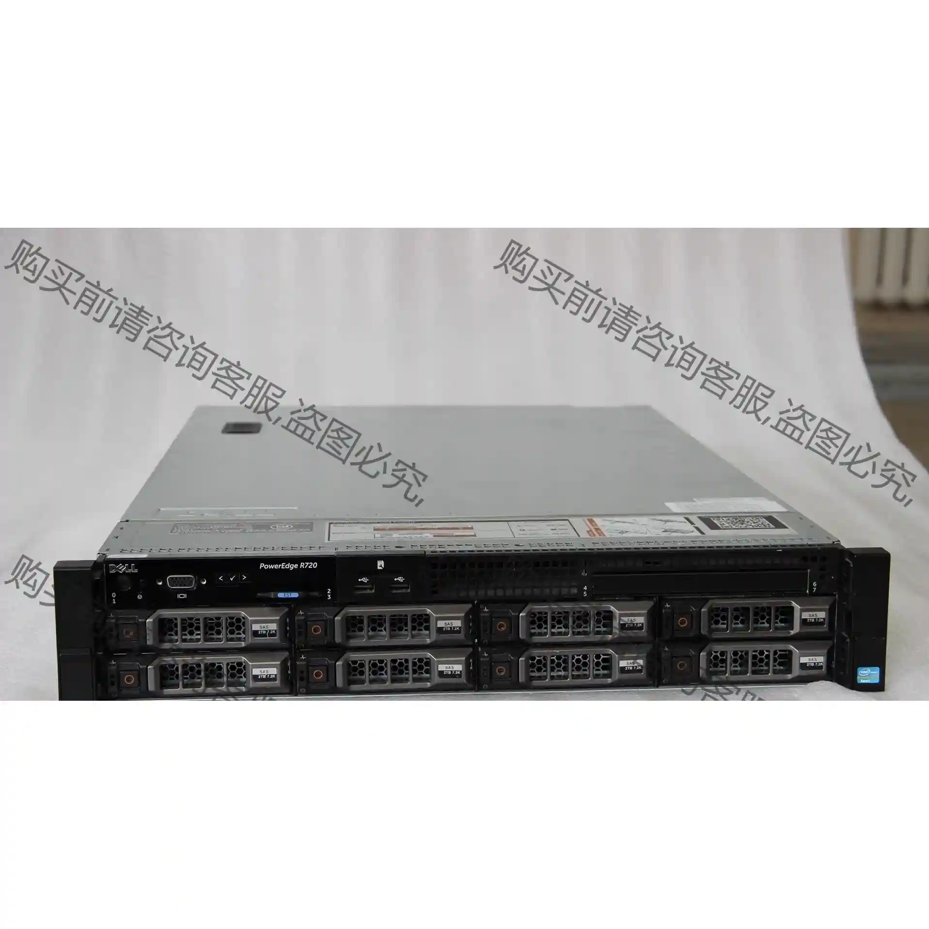 原装DELL R720 二手2U服务器主机 24核32核40 议价再拍 拆机件