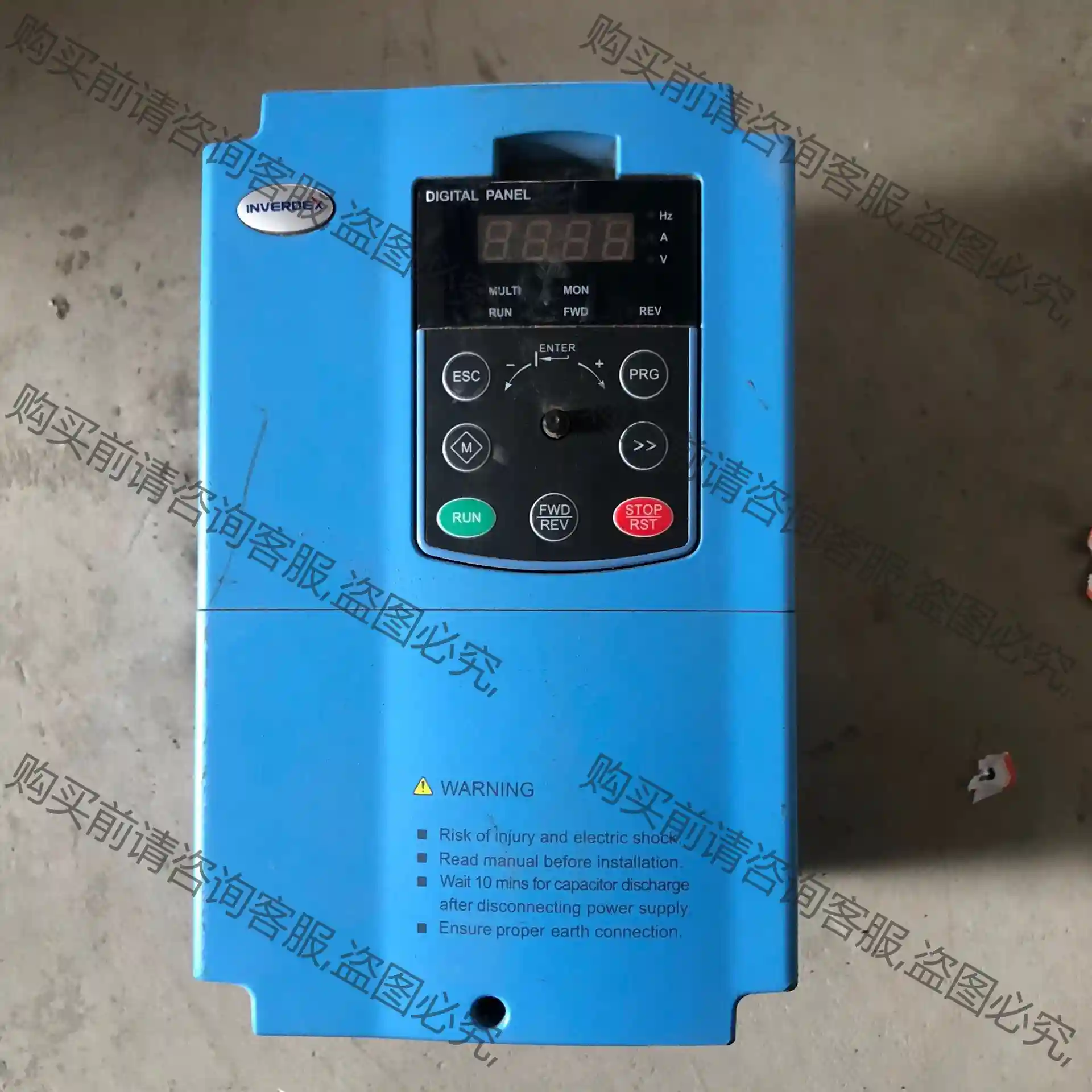 艾威德变频器DEX201HBA055G075L-M5 5. 议价再拍 拆机件