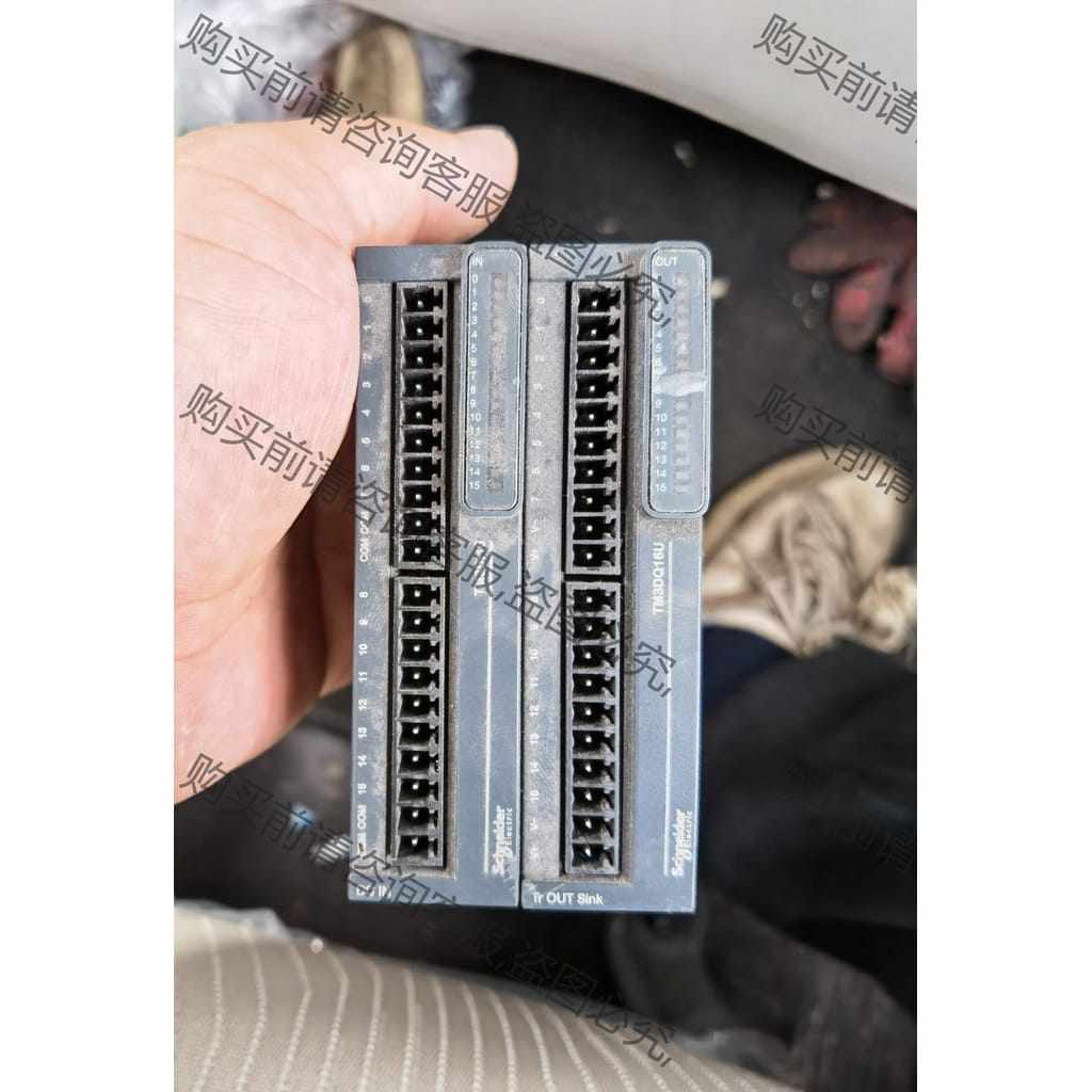 功能正常议价 施耐dePLC TM3DI16加TM3DQ16U包好的拆机的