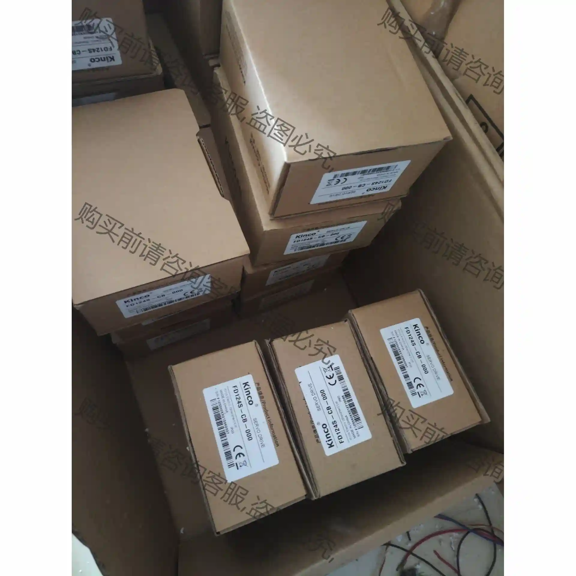 步科fd124s-cb-000伺服驱动器有22台标价单价，打议价再拍拆机