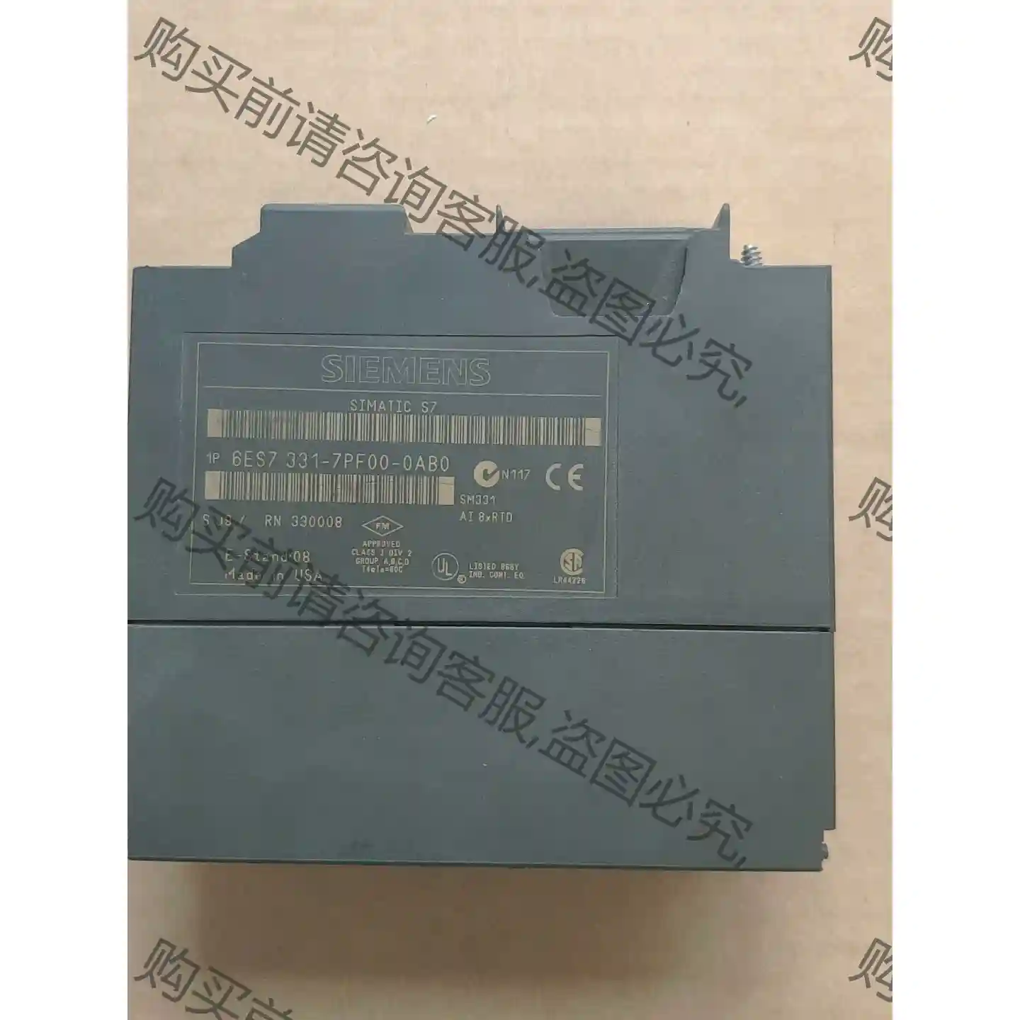 331-7PF00-0AB0 6ES7331-7PF00-0 议价再拍 拆机件
