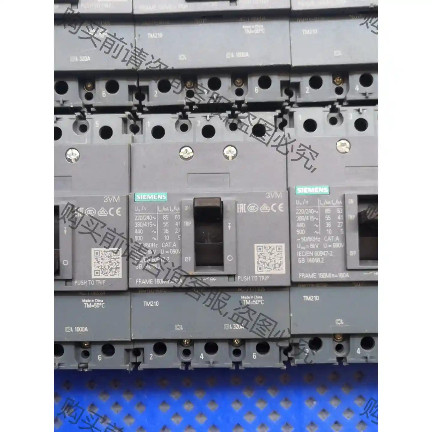 3VM1163-5MH32-0AA0西门zi 塑壳断路器3VM 议价再拍 拆机件
