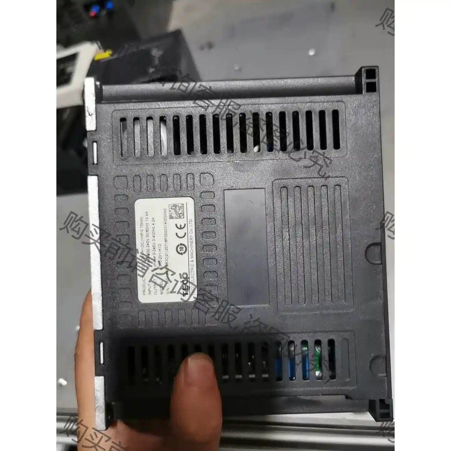 拆机东元s310-201-h1dc驱动器0.75千瓦 议价再拍 拆机件