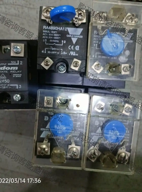 瑞士进口佳乐RA4890HA12固态继电器带散热块 议价再拍 拆机件