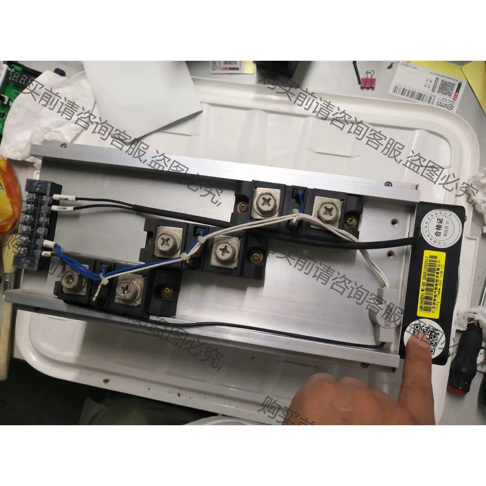 固特三相固态继电器整机SAM40400D*3三相固态继电器4 议价再拍 拆