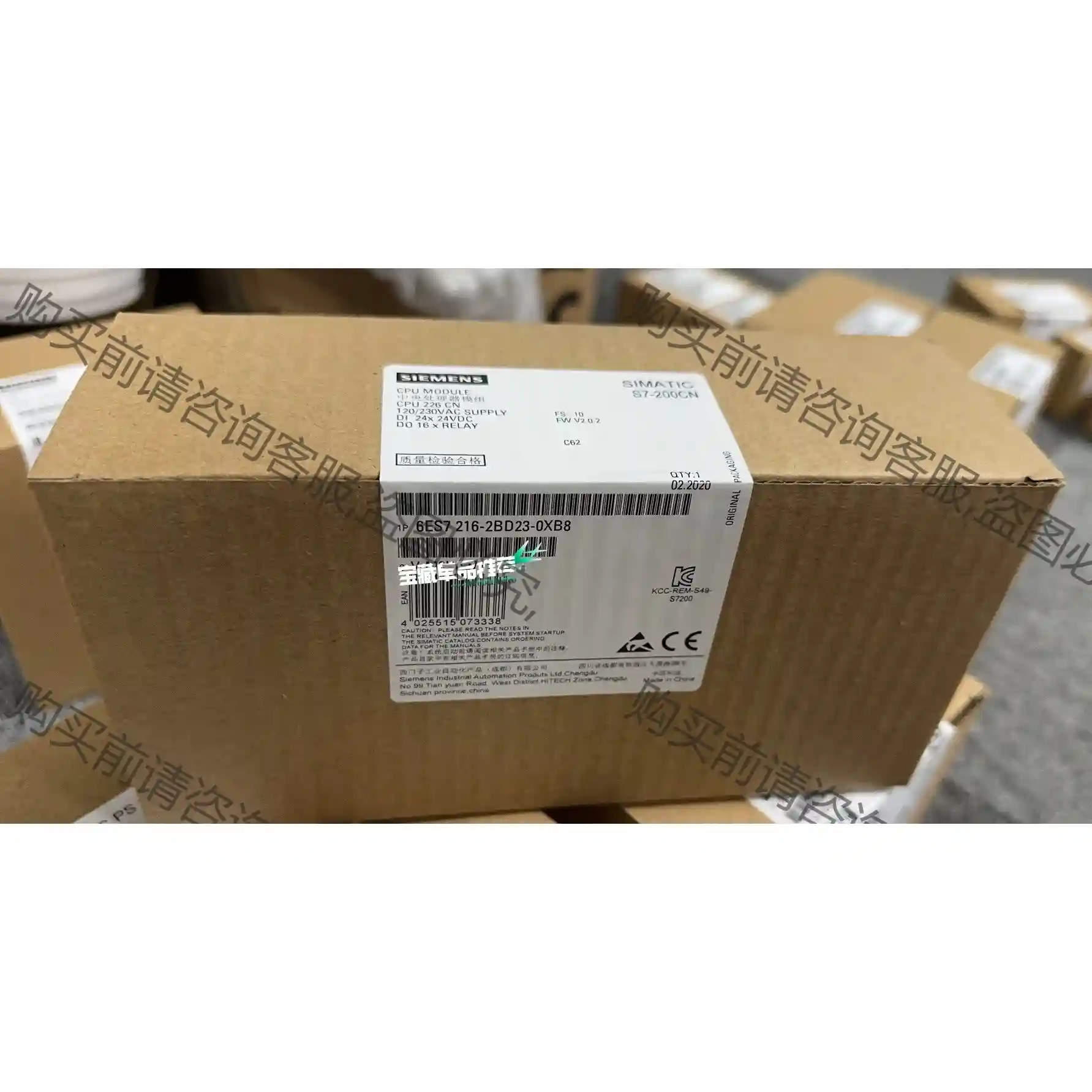 全新6ES7 216-2BD23-0XB8 议价再拍 拆机件