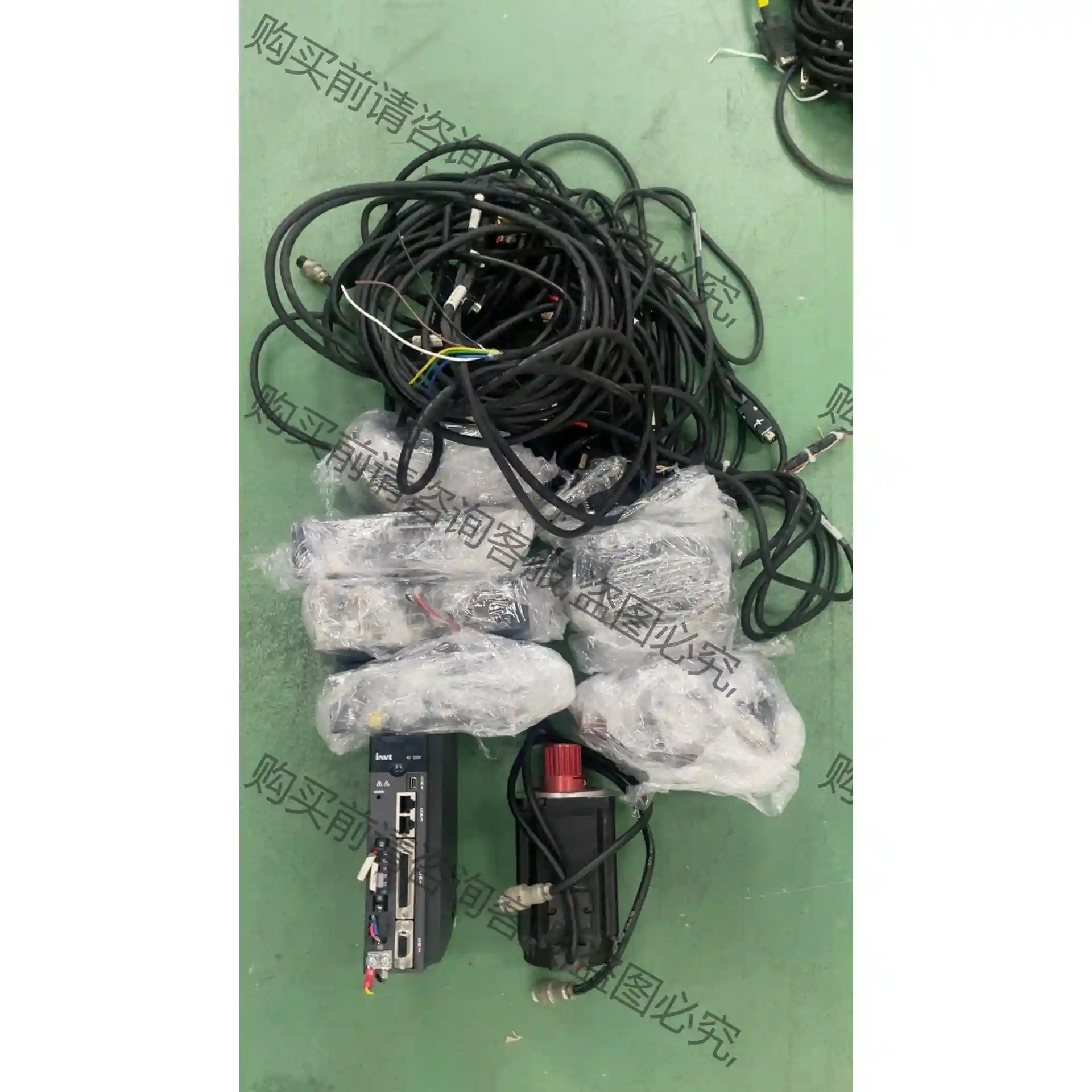 英威腾伺服、750W、型号DA180-S4R5SG0、电机M 议价再拍 拆机件