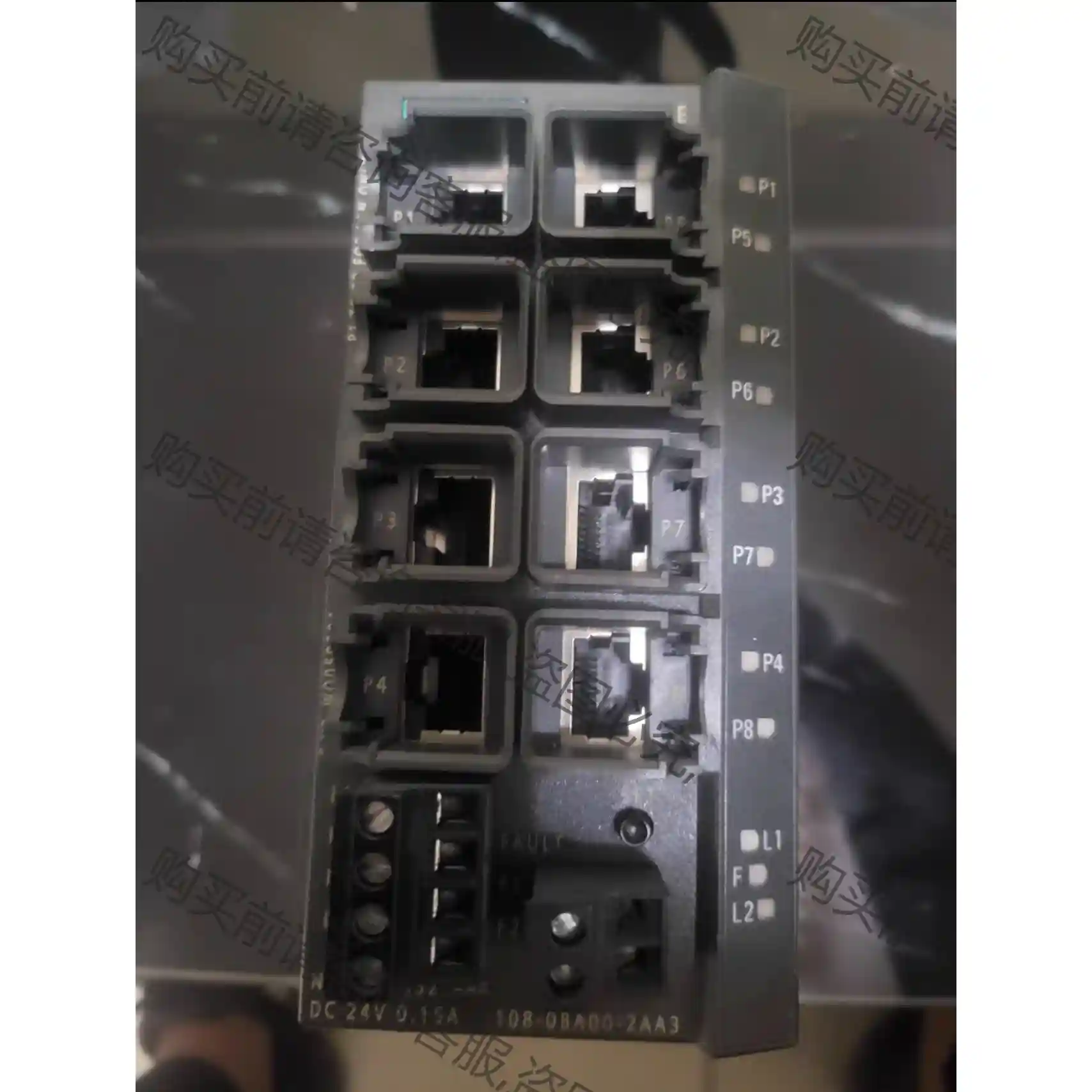 6gk5108-0ba00-2aa3西门zi交换机 议价再拍 拆机件