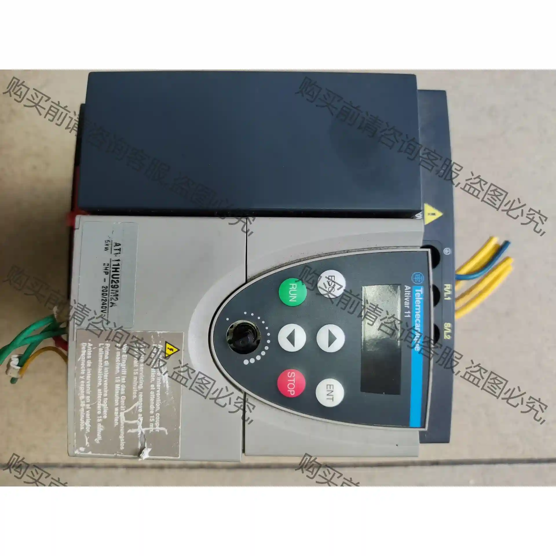 施耐de变频器，ATV11HU29M2A，220v，1.5kw 议价再拍 拆机件