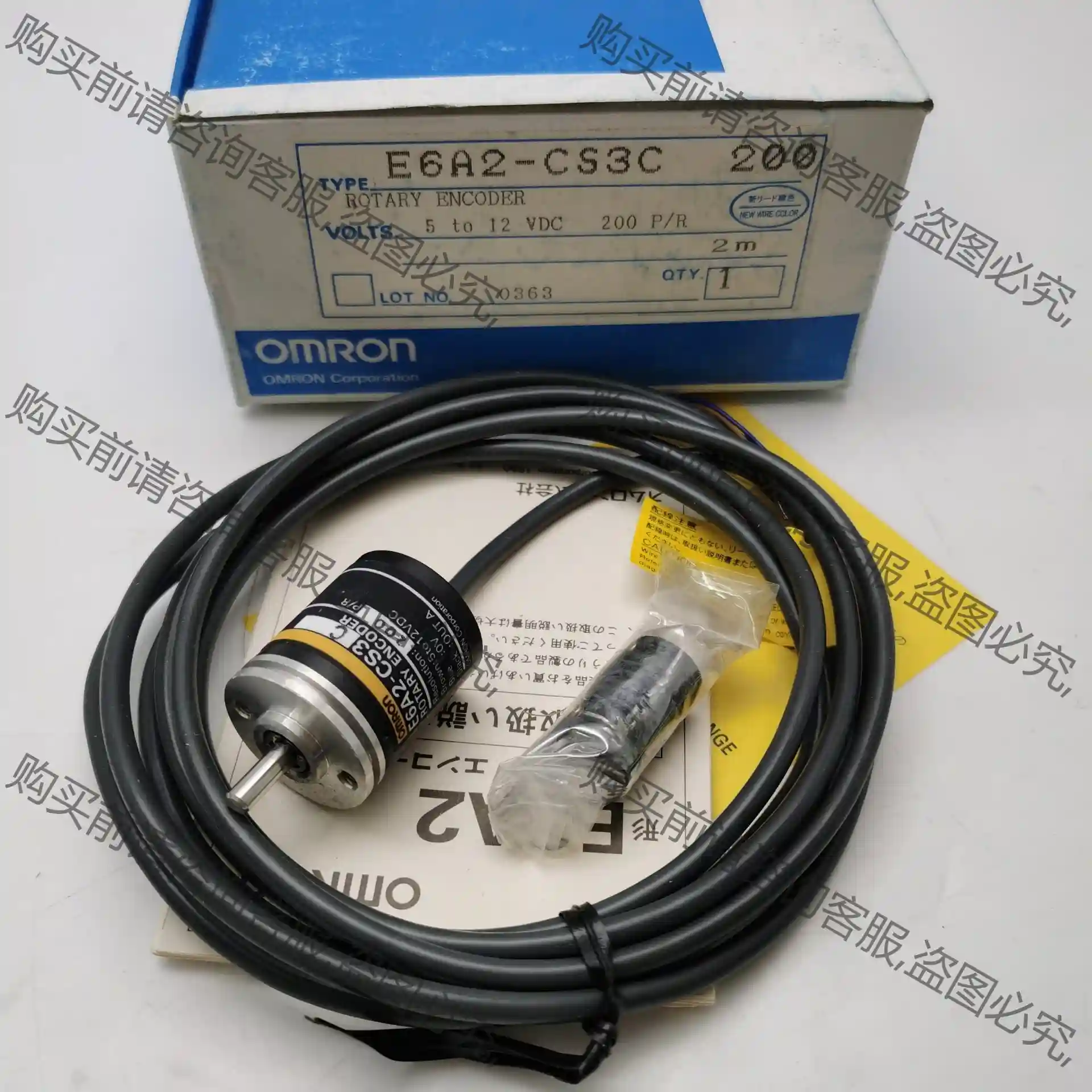56个E6A2-CS3C 200P/R全新欧姆long旋转编码器打 议价再拍 拆机件