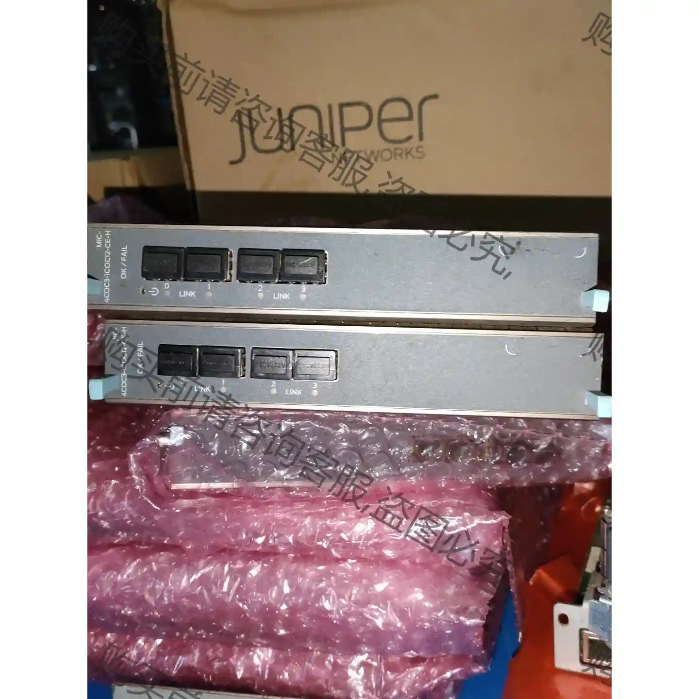 juniper MIC-4COC3-1COC12-CE-H模 议价再拍 拆机件