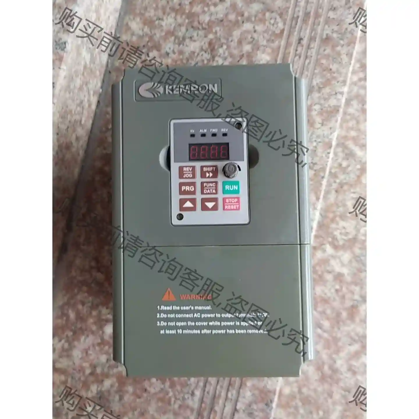 科姆龙KV1900－G0040C-4T 4kw 380v 议价再拍 拆机件