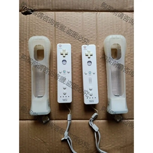 wii 原装手柄 直柄 功能正常。带两个加速器， 成色一般。 议价再