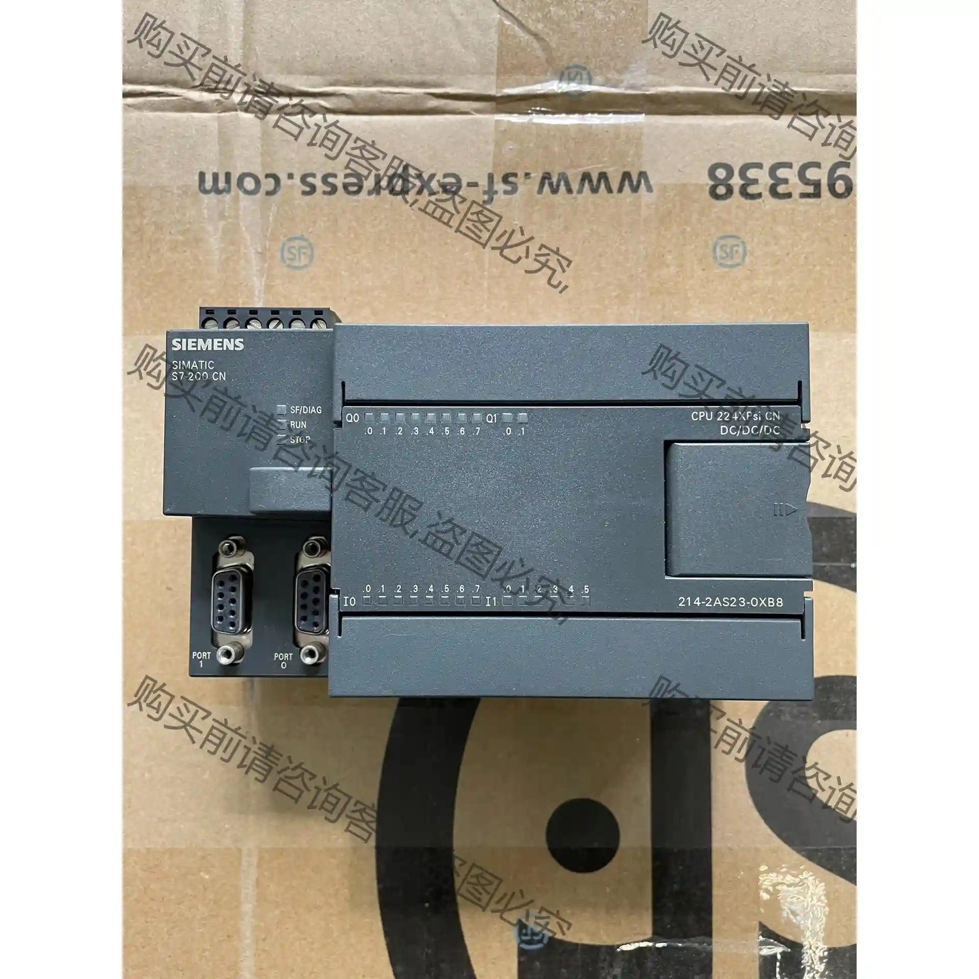 6ES7 214-2AS23-0XB8，西门ziS7-200P 议价再拍 拆机件