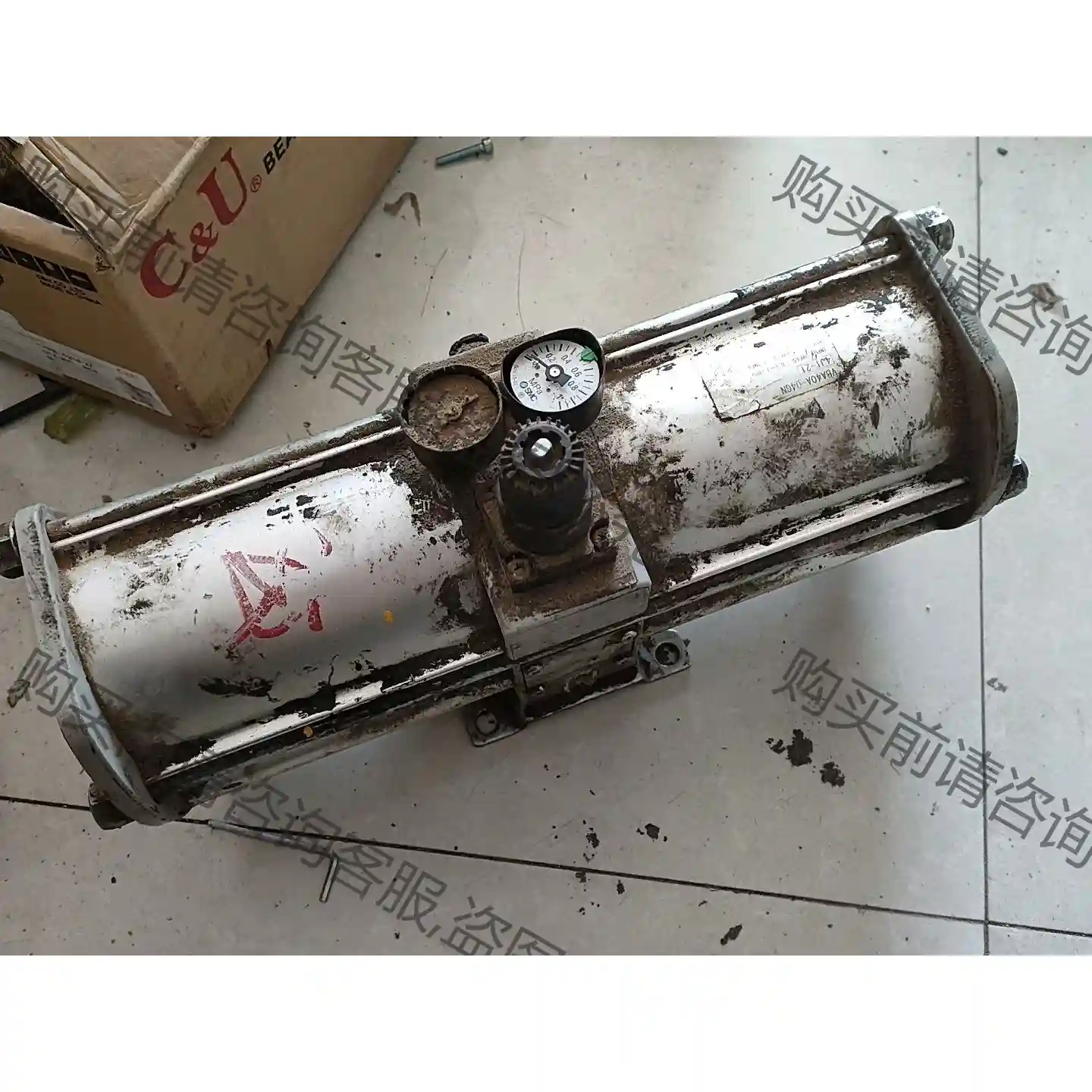 smc 增压缸 增压阀 vba40a-04gn 成色破烂 议价再拍 拆机件