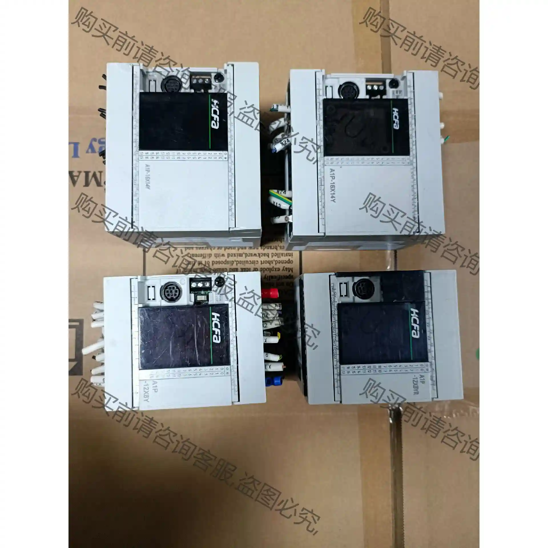 禾川PLC、HCA1P-12X8YT-D、HCA1P-12X 议价再拍 拆机件