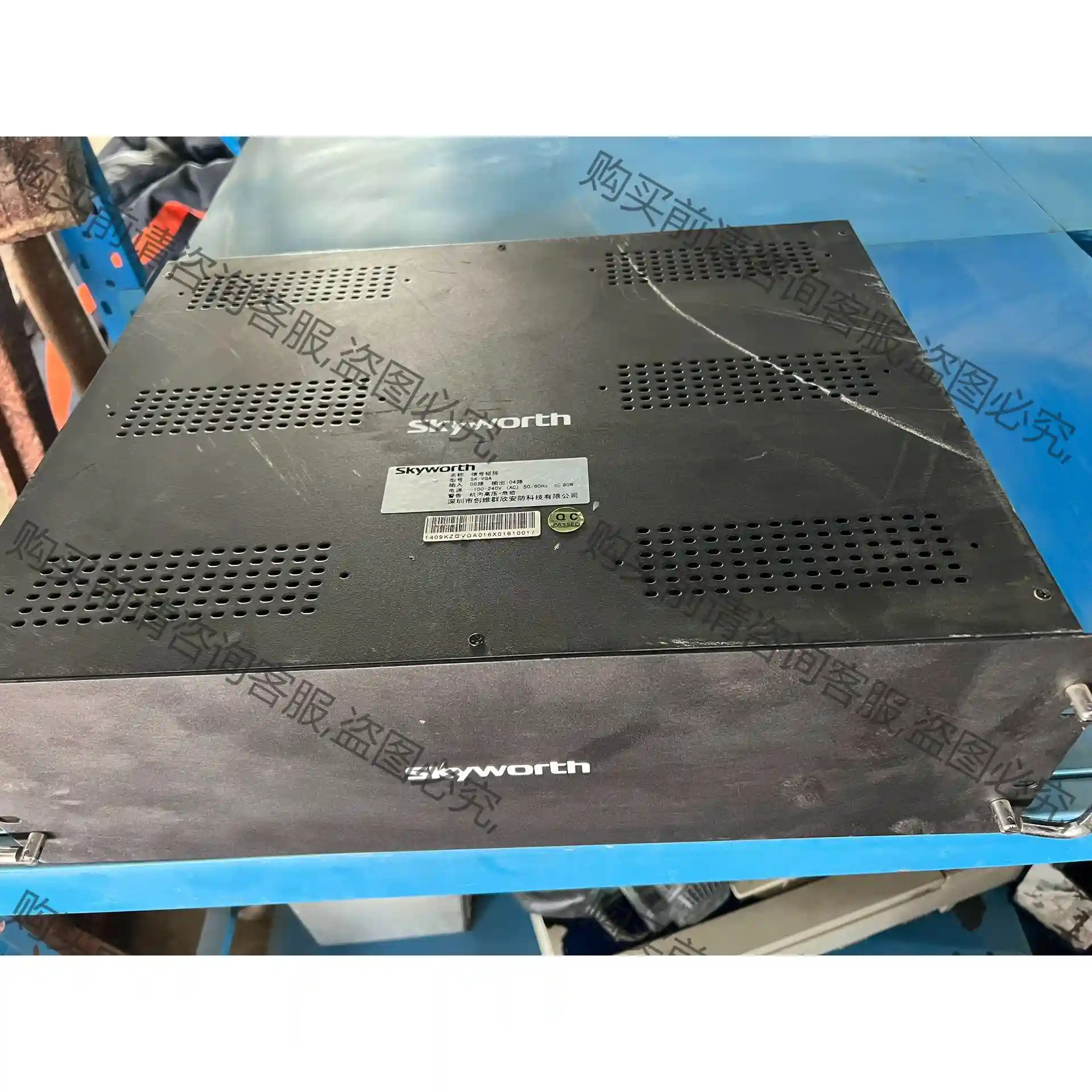 创维视频矩阵，输入8路，输出4路，型号：SJ-VGA，实物拍 议价再