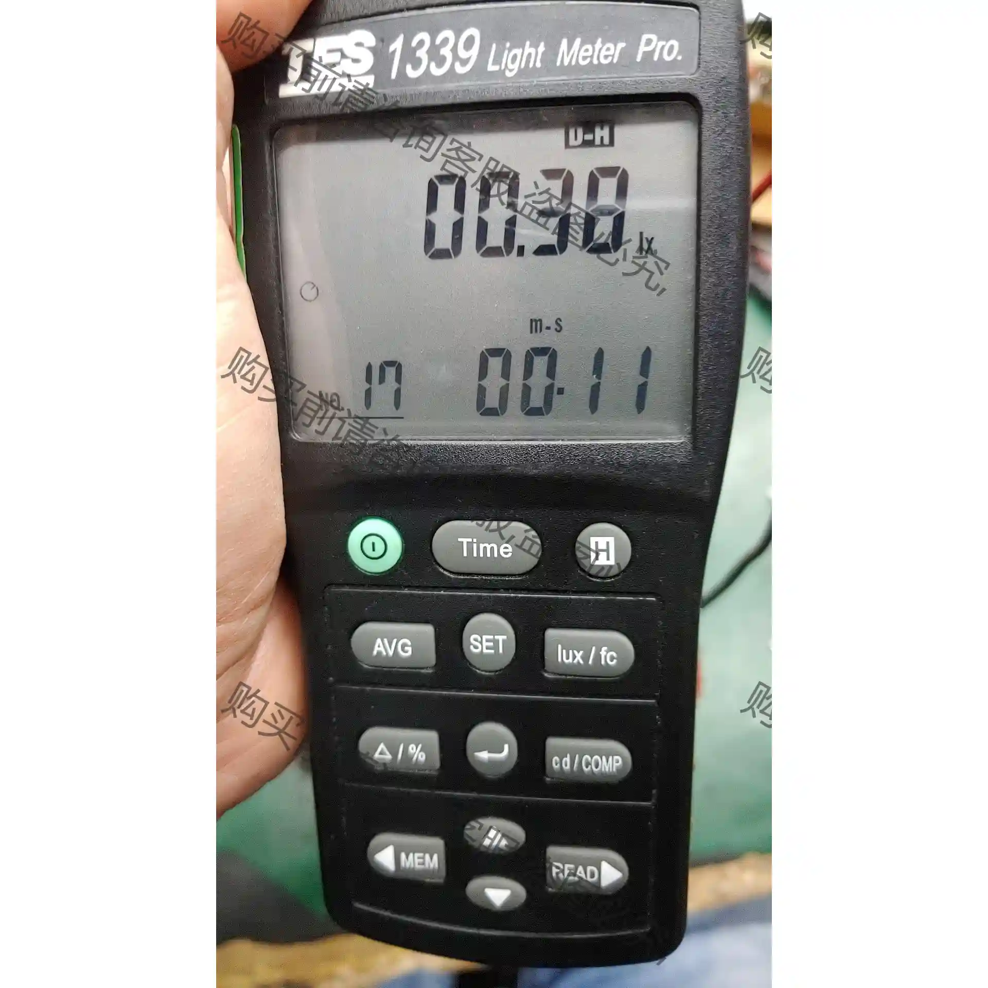 泰仕 1339数字光照度计高精度亮度计测光仪测试仪TES13 议价再拍