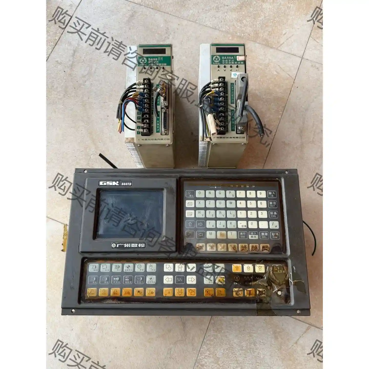 GSK980TD广州数控系统DA98-12伺服驱动器 议价再拍 拆机件