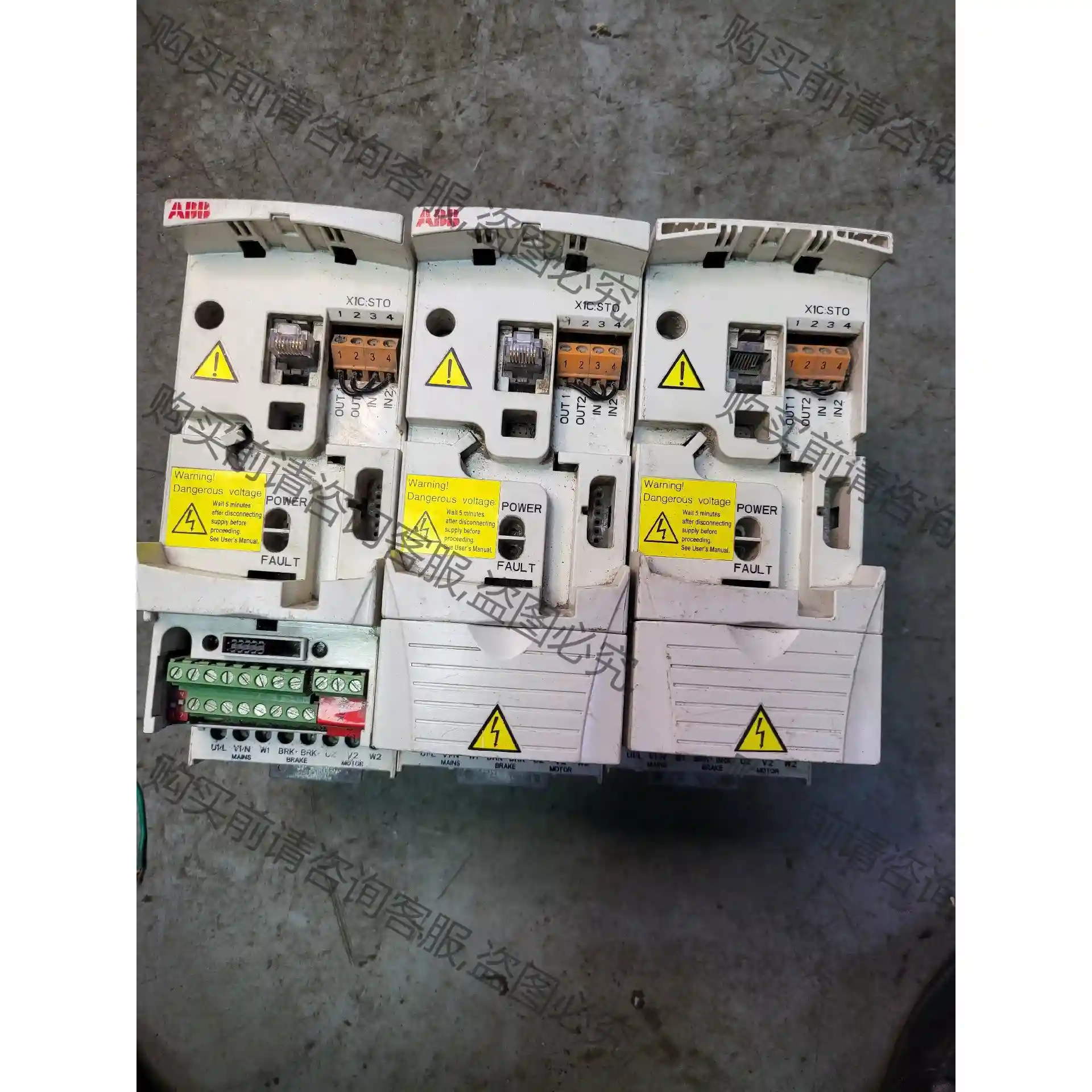 AB355系列变频器4KW ACS355-03E-08A8 议价再拍 拆机件