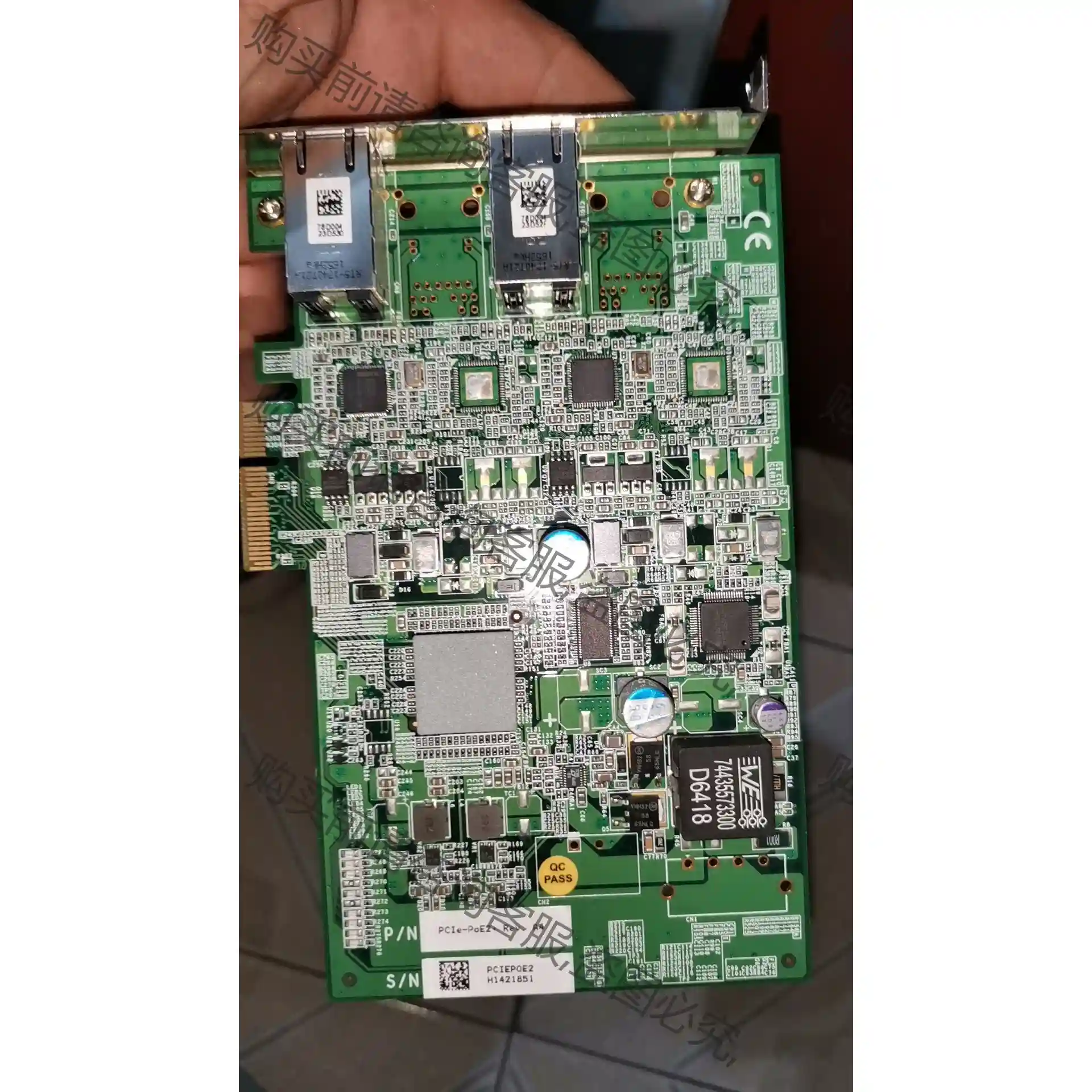 PCIe-PoE2+ Rev.A4 PCIEPOE2 工业 议价再拍 拆机件