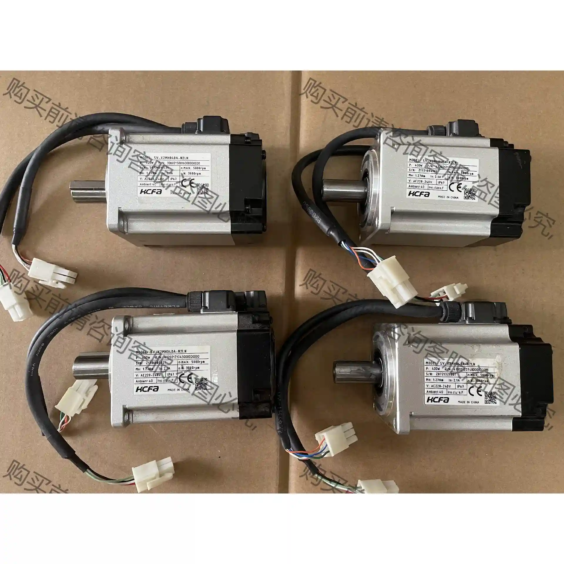 SV-X2MH040A-N2LN，禾川400W高惯量伺服电机 议价再拍 拆机件