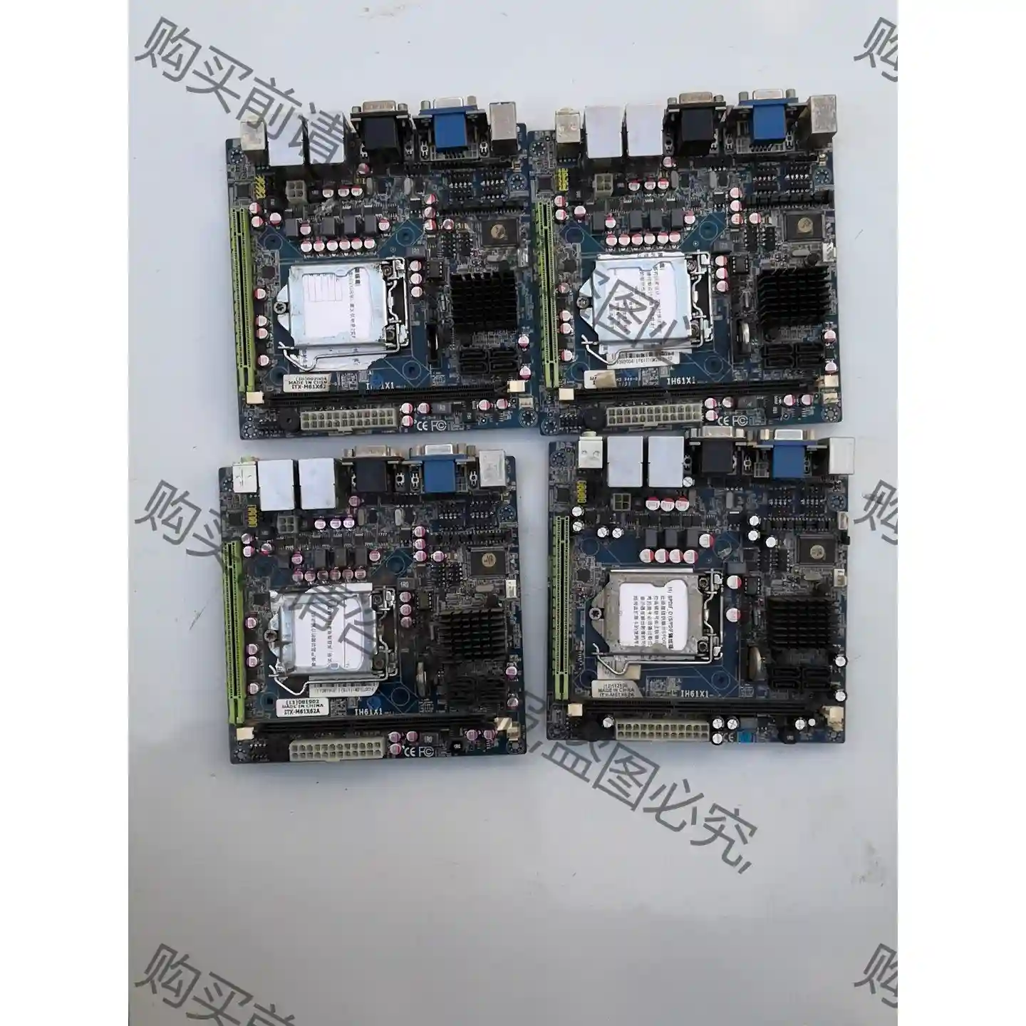 H61 17*17 itx 双千兆网口 1155针工控小主板 议价再拍 拆机件