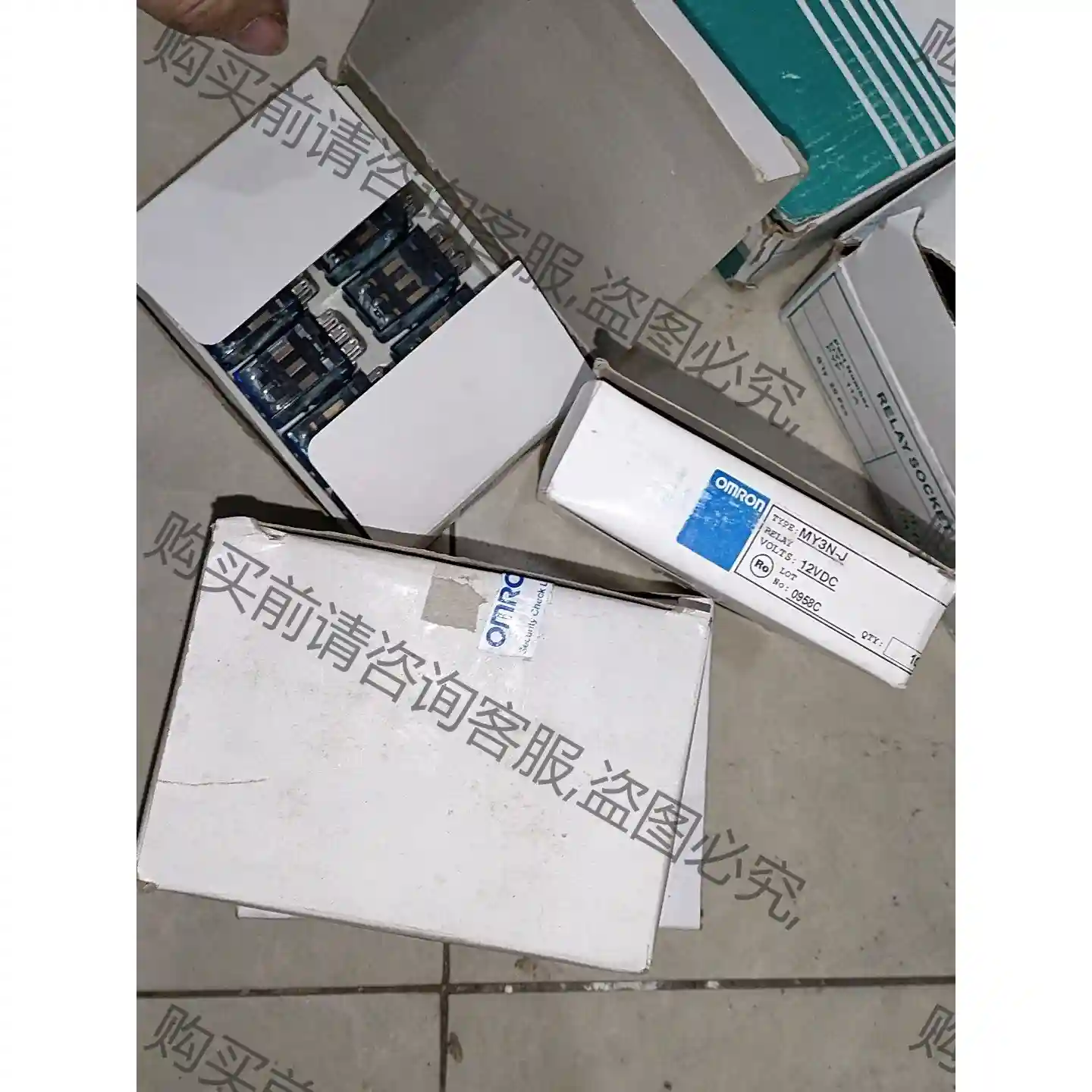 欧姆long 中间继电器 小型继电器MY3N-J 12VDC 议价再拍 拆机件