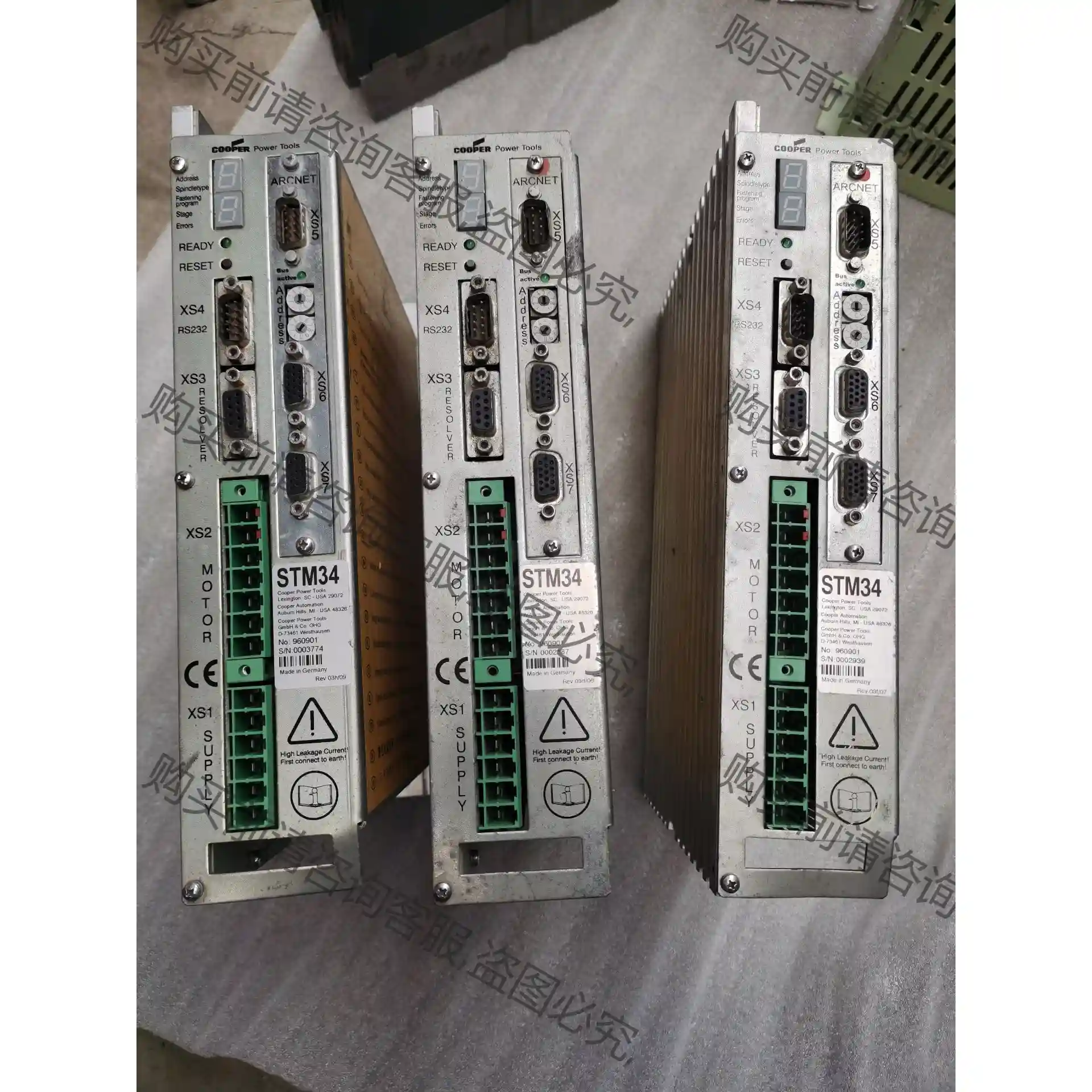 COOPER Power Tools S TM34 伺服驱动 议价再拍 拆机件