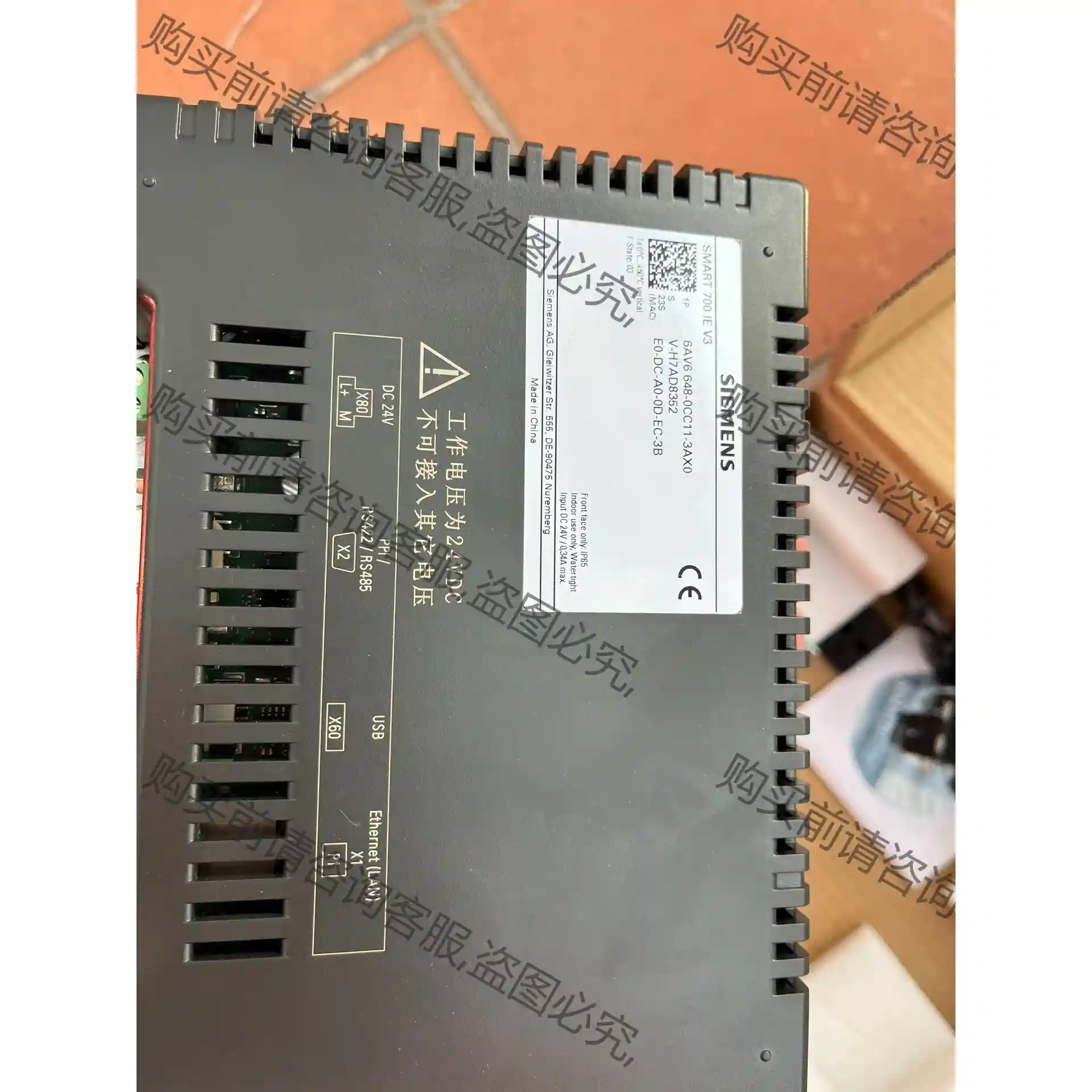 西门zi触摸屏6AV6 648-0cc11-3ax0,基本全新 议价再拍 拆机件