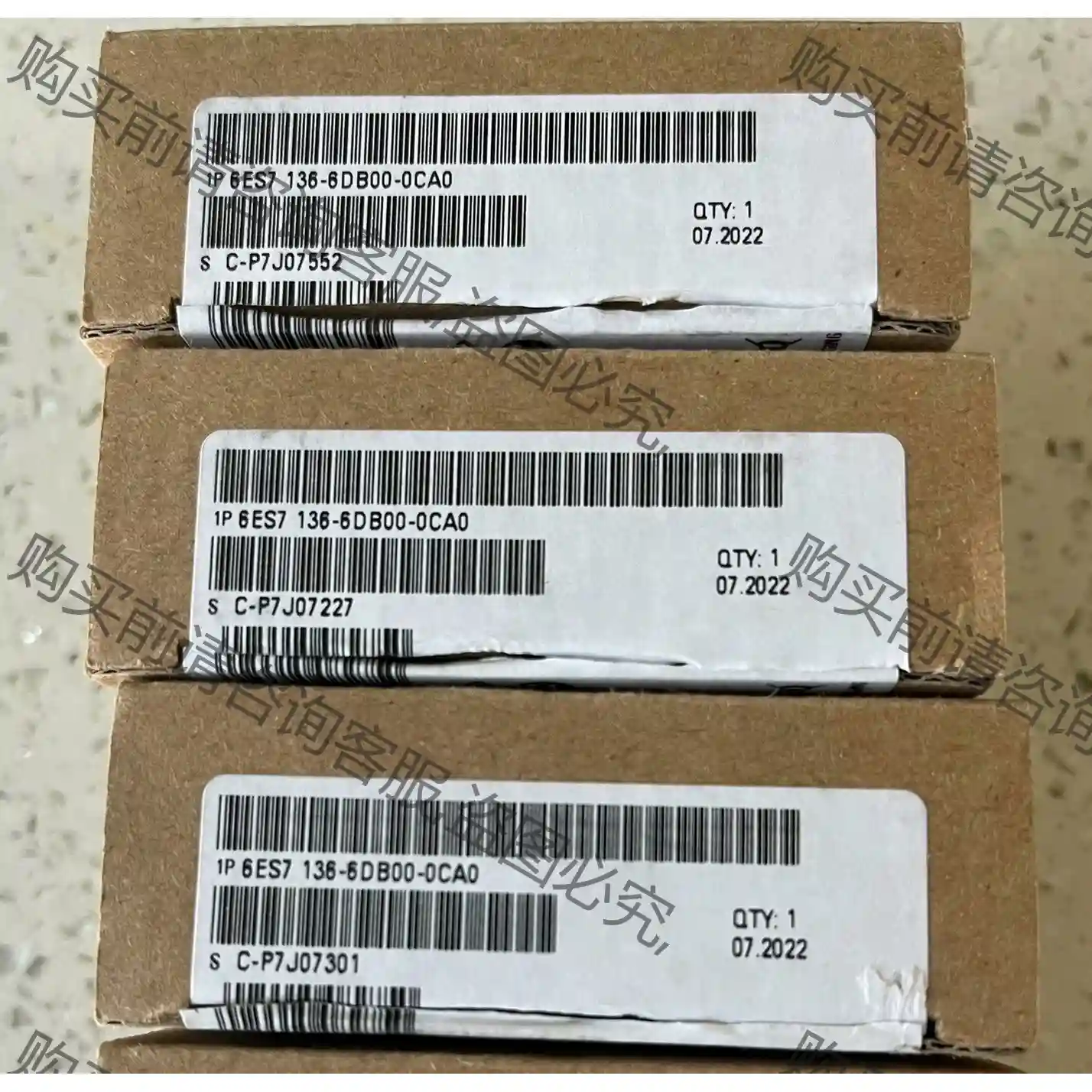 6ES7 136-6DB00-0CA0，仅开封，全新。生产日 议价再拍 拆机件