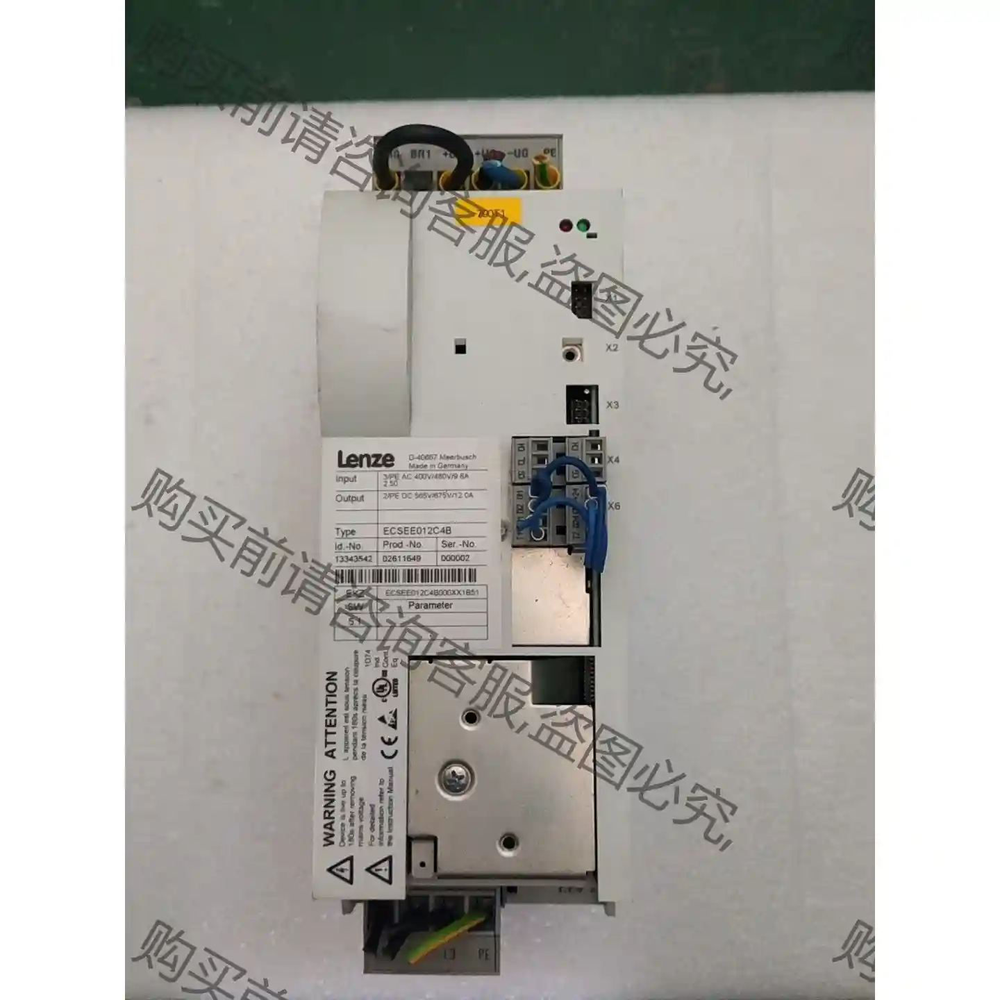 伦ci伺服驱动器变频器ECSEE012C4B 实物图已测试 议价再拍 拆机件