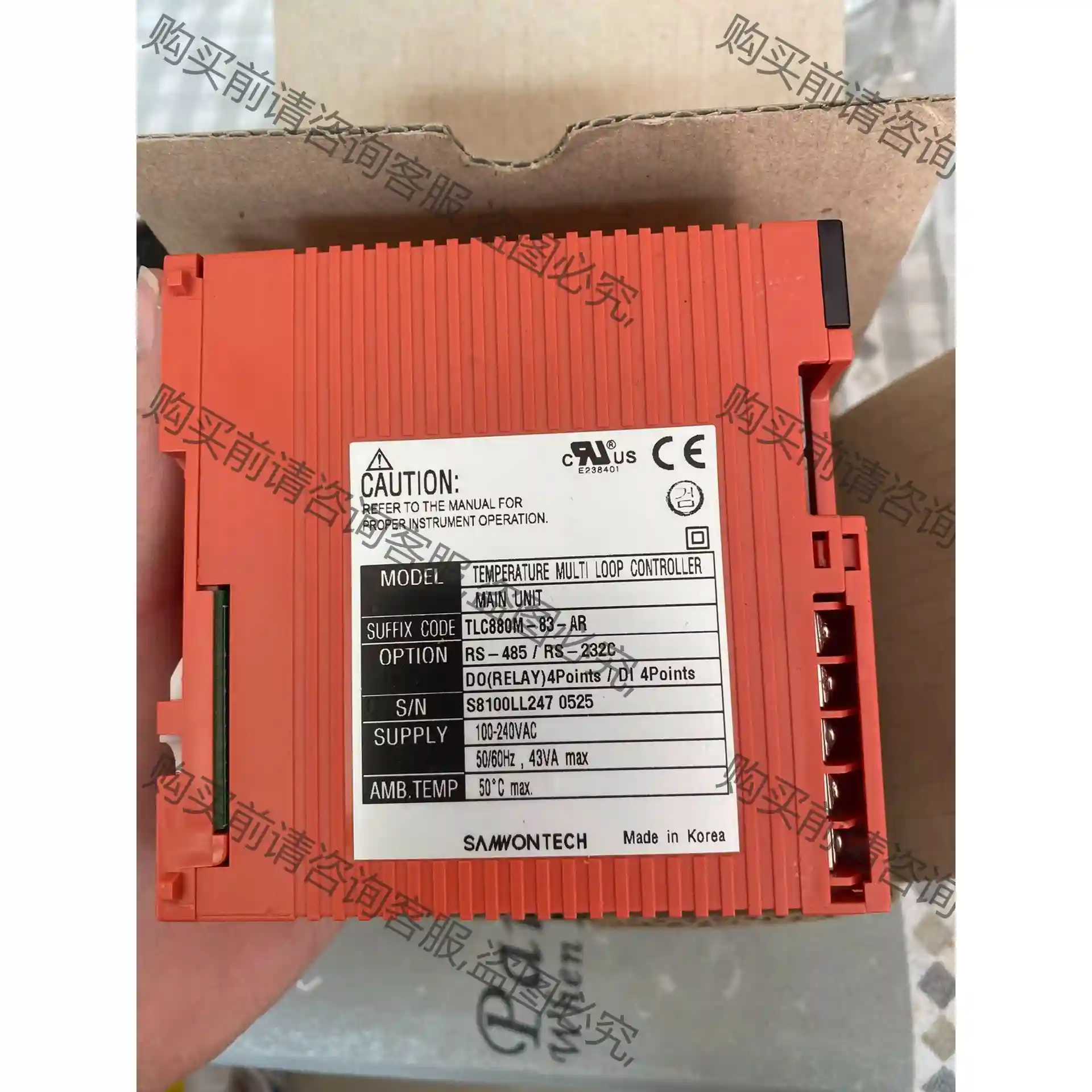 韩国三元温控纯新 TLC880M-83-AR：带外包装实图拍 议价再拍 拆机